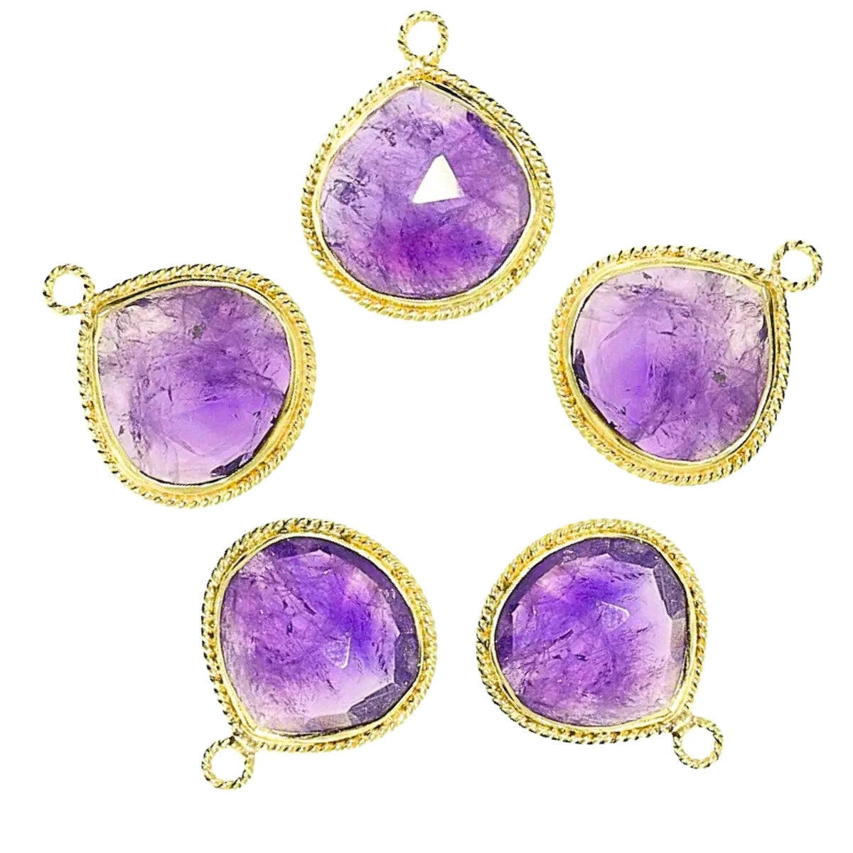 amethyst pendant amethyst bezel pendants circular amethyst gemstone natural amethyst pendants professional jewelry making supplies