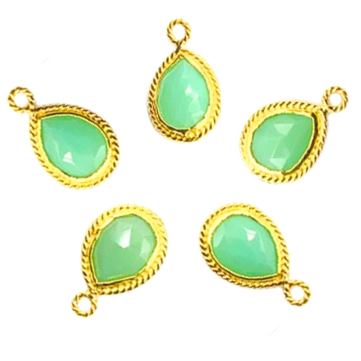 Professional Chrysoprase Pendant | Calming Chalcedony Pendant Wholesale Jewelry