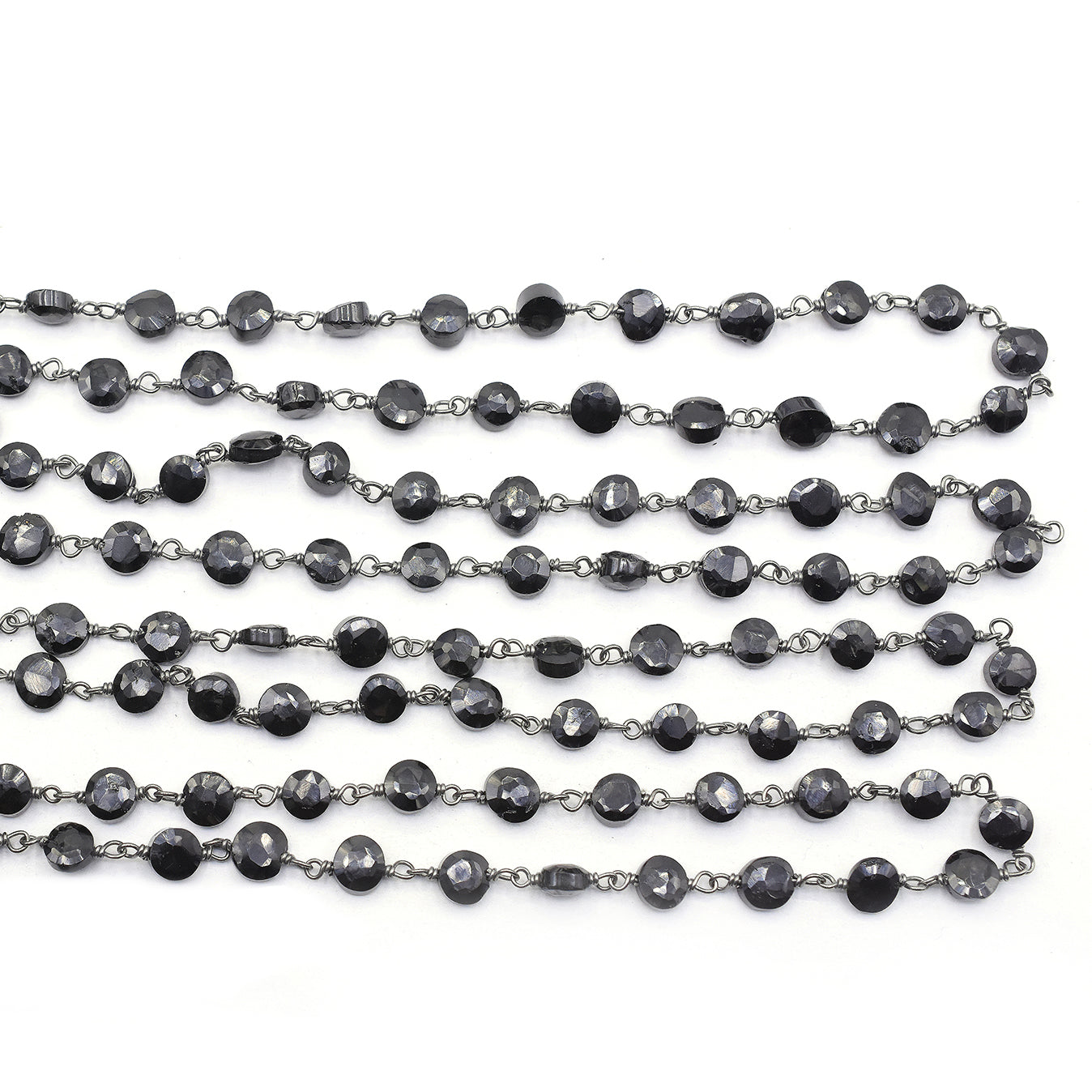 Black Oxidized Bead Strand