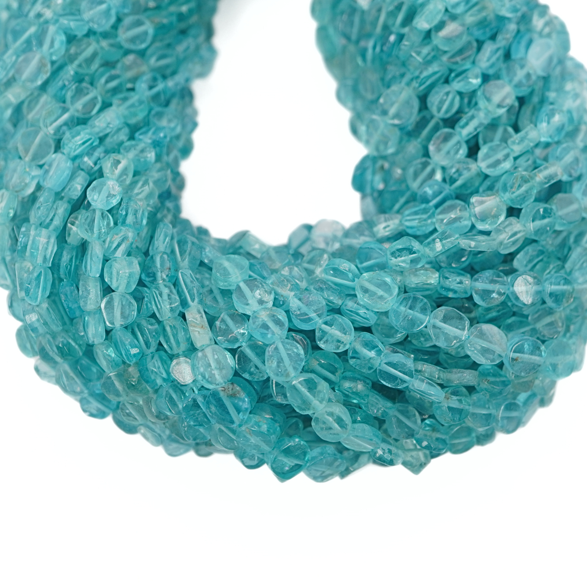 Real Apatite Gemstone Beads