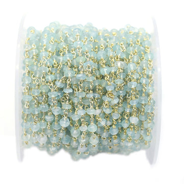 Chalcedony beads strand