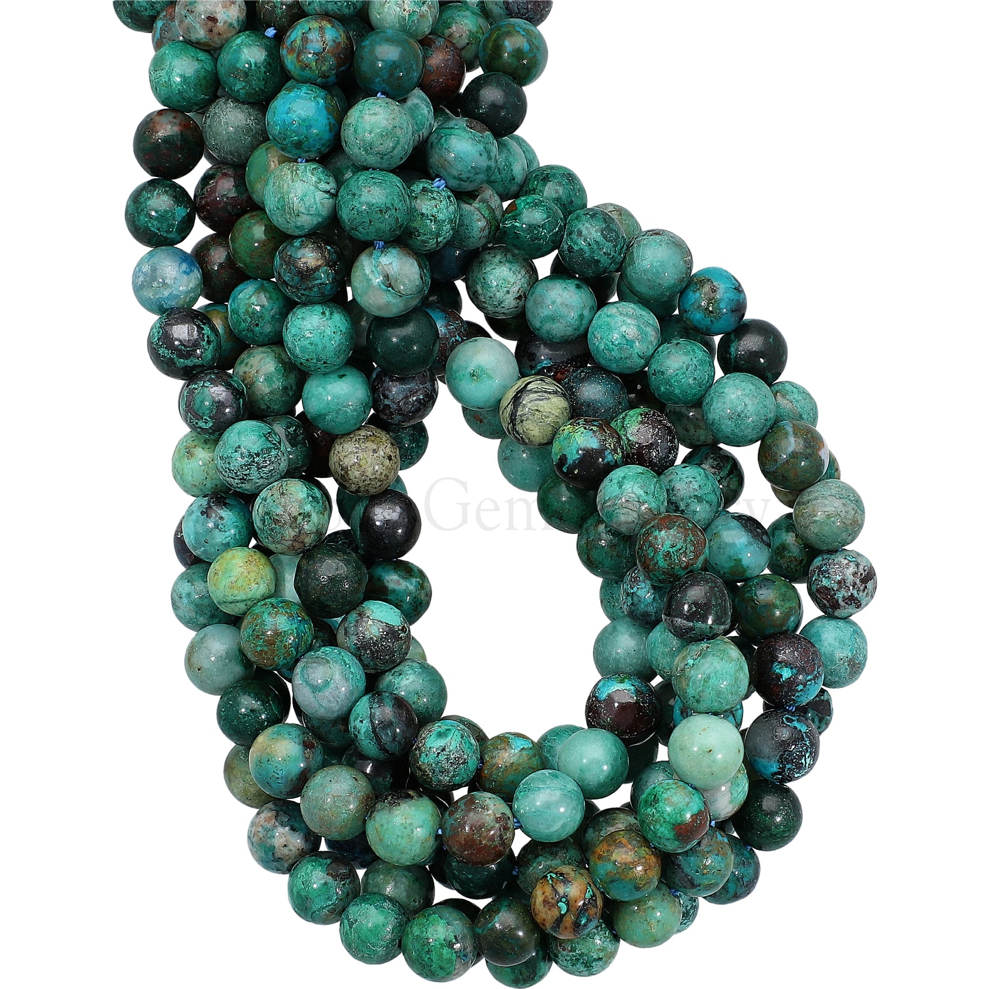 Chrysocolla Beads Gemstone Strand