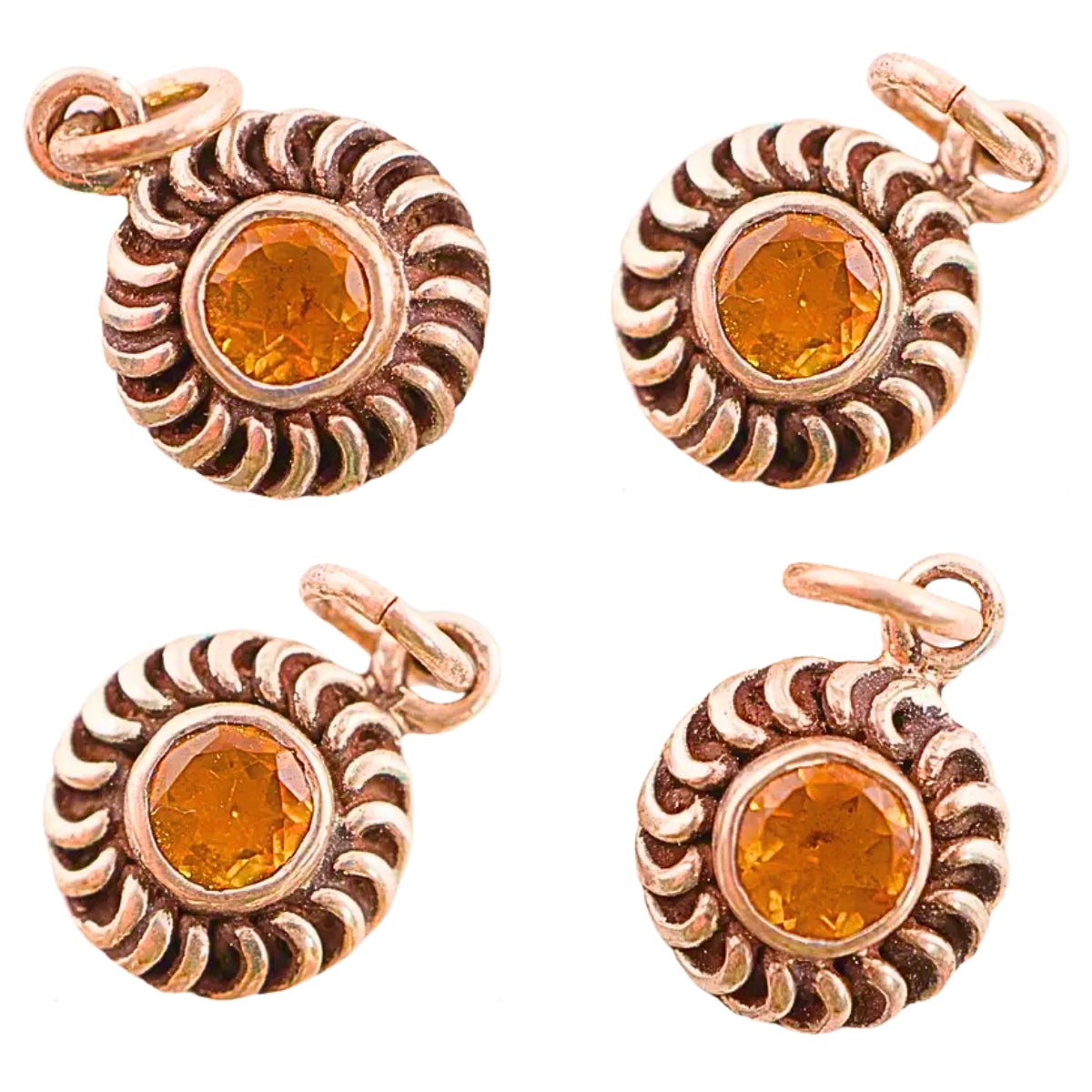 Handcrafted citrine pendants citrine gemstone artisan citrine gem citrine charms gemstone pendants professional jewelry components