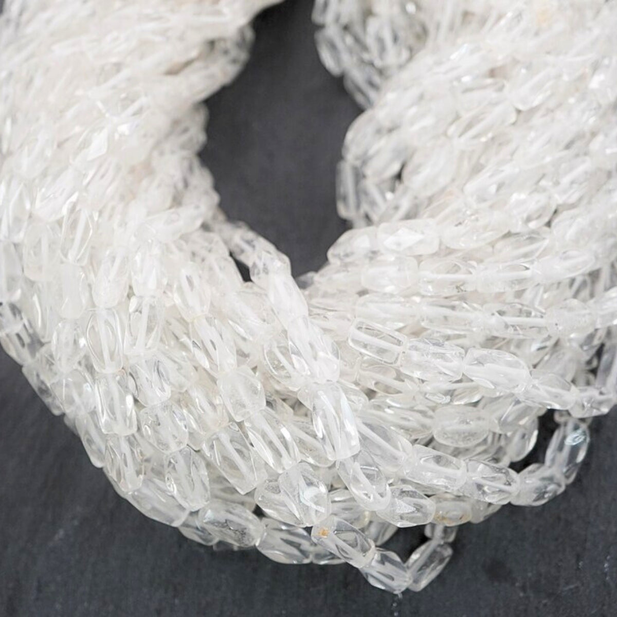 Crystal quartz beads collection natural crystal quartz beads clear stone beads amplification jewelry making supplies wholesale