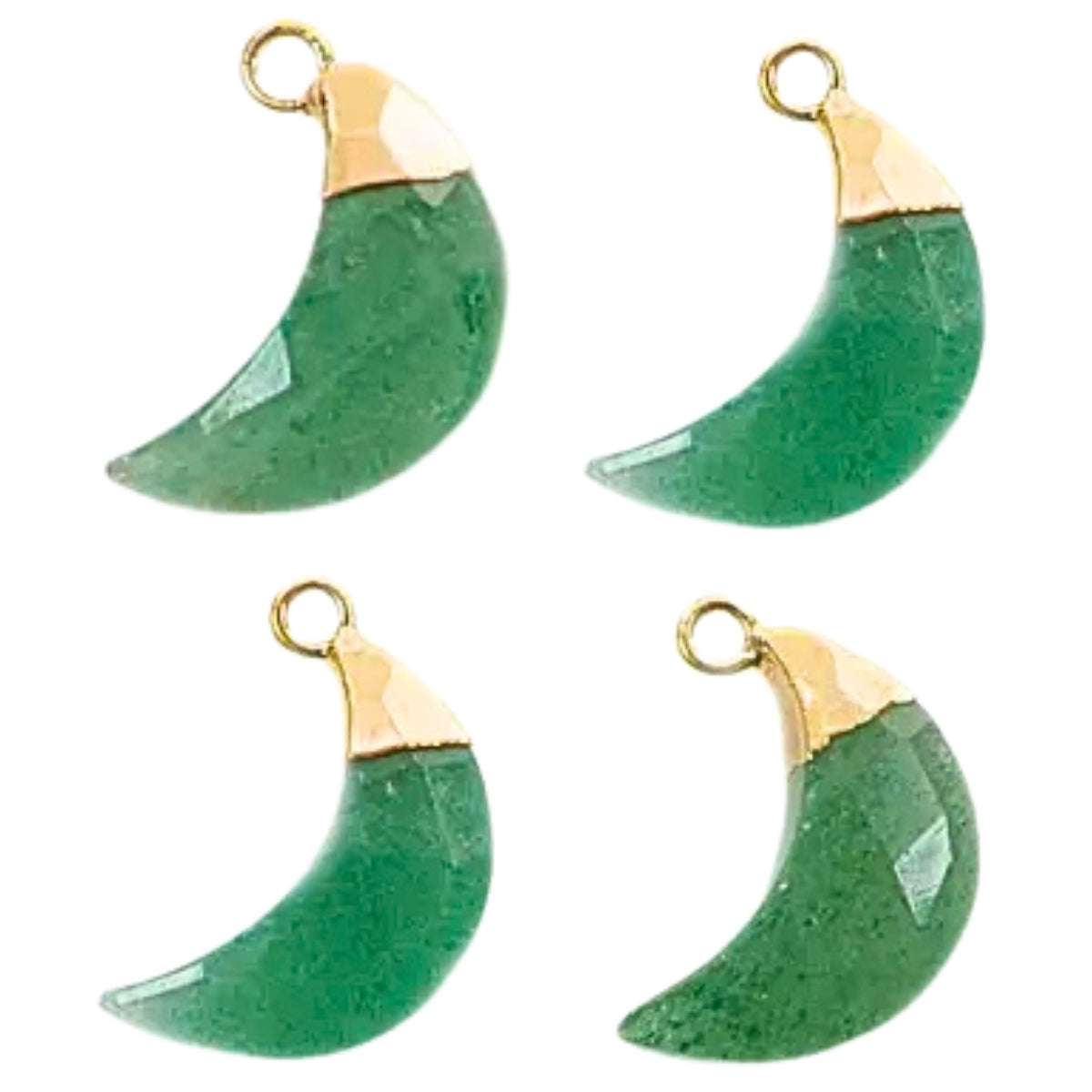 Professional moon pendant findings gemstone variety celestial spiritual jewelry components wholesale