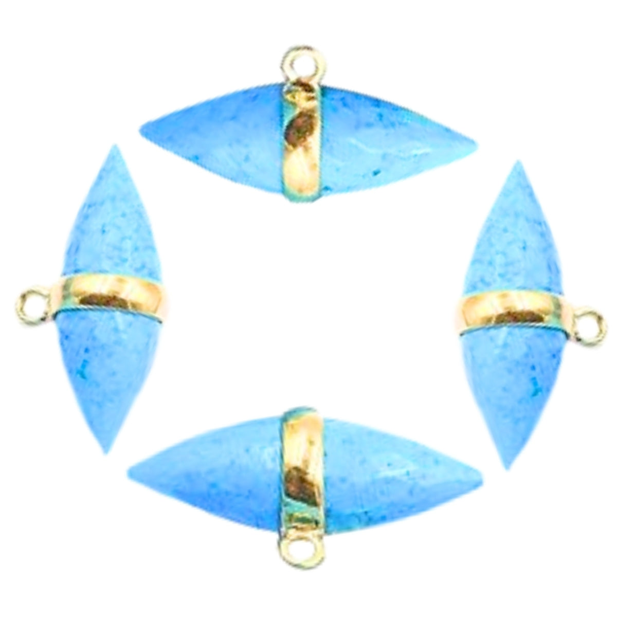 Rugby pendants collection gemstone pendants football shape professional jewelry making wholesale supplies