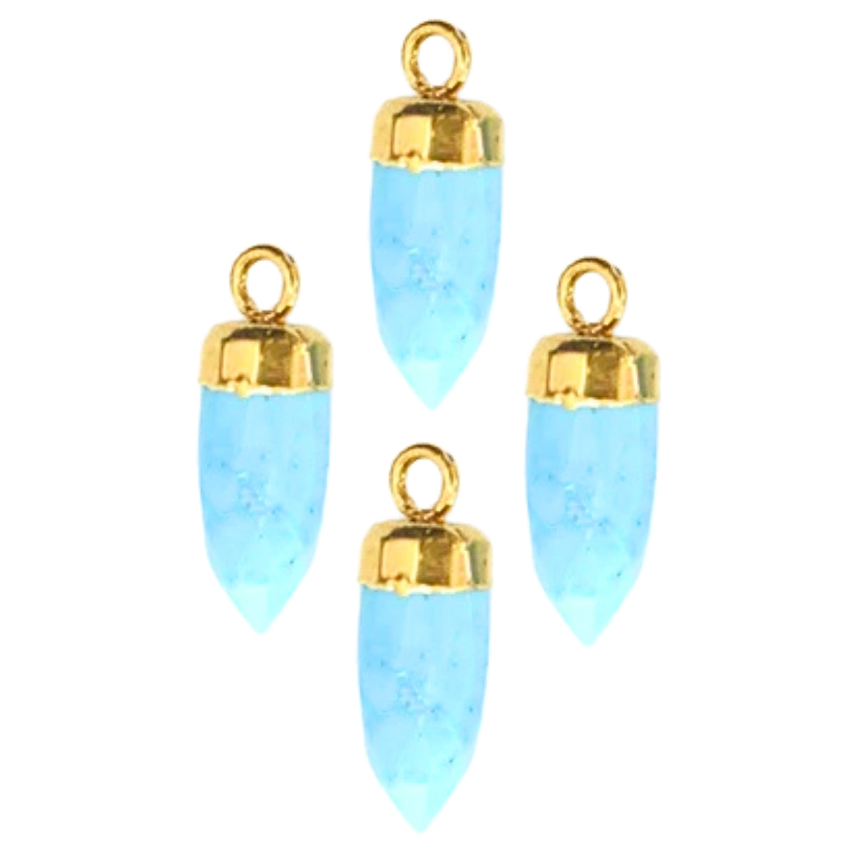 Spike pendant assortment pendants gemstone professional wholesale pendants for jewelry making spike stone