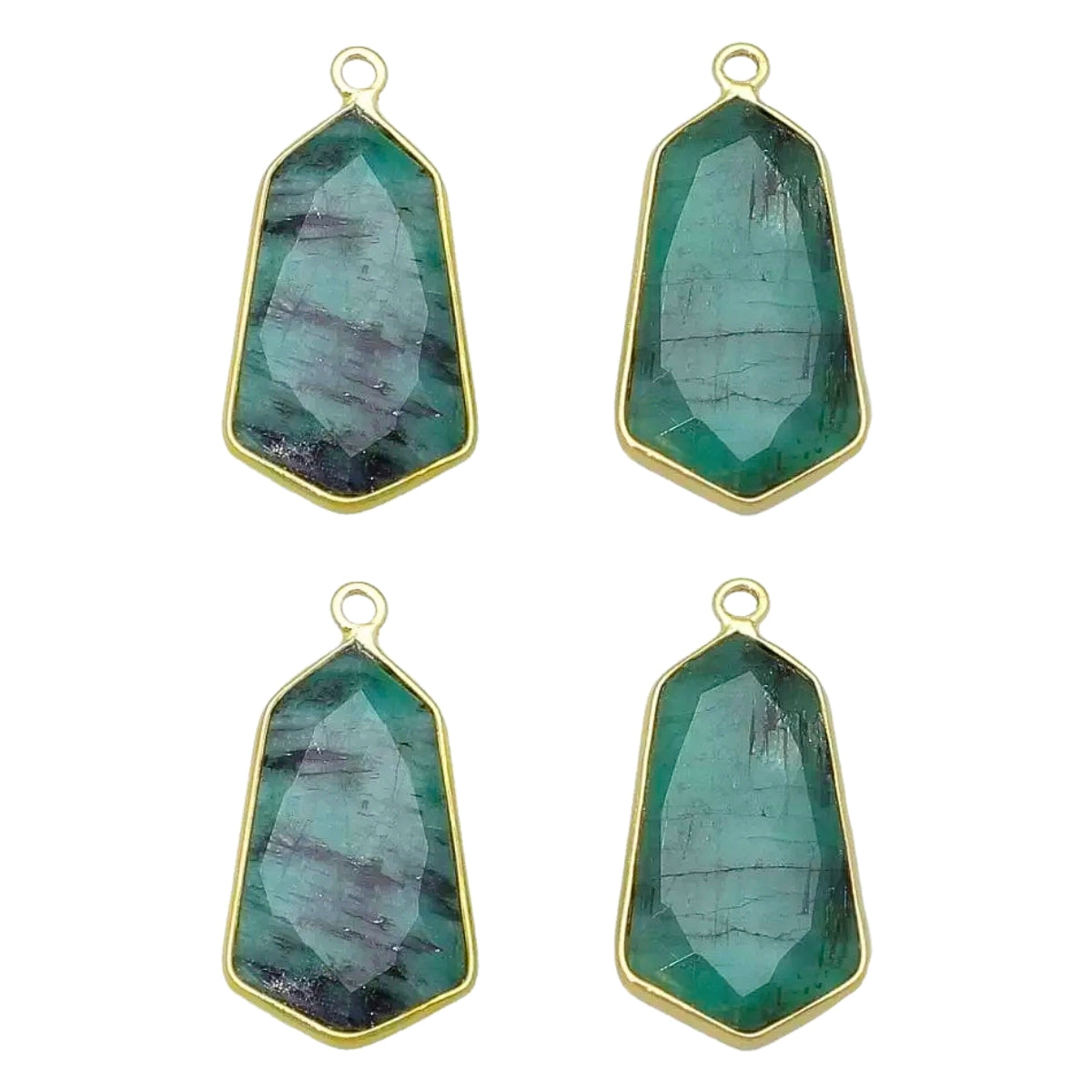 Six sided geometric sacred symbol unity design hexagon gemstone bezel pendants gemstone pendants pendants for sale professional jewelry making supplies