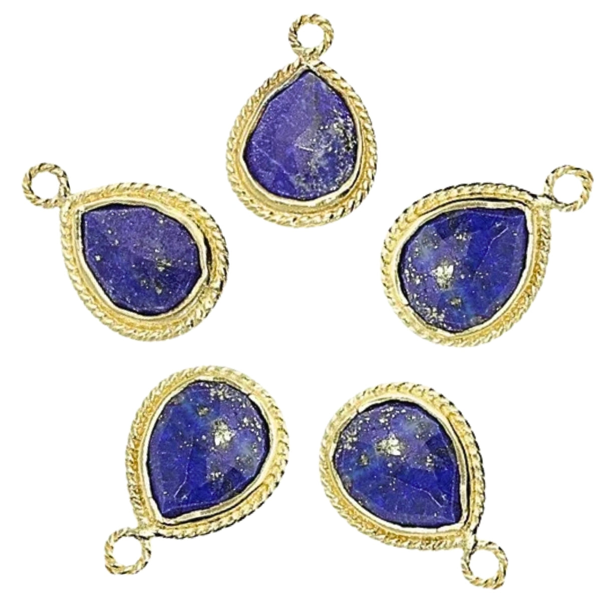 Natural Pear Pendants | Sterling Silver Bezel Jewelry Supplies