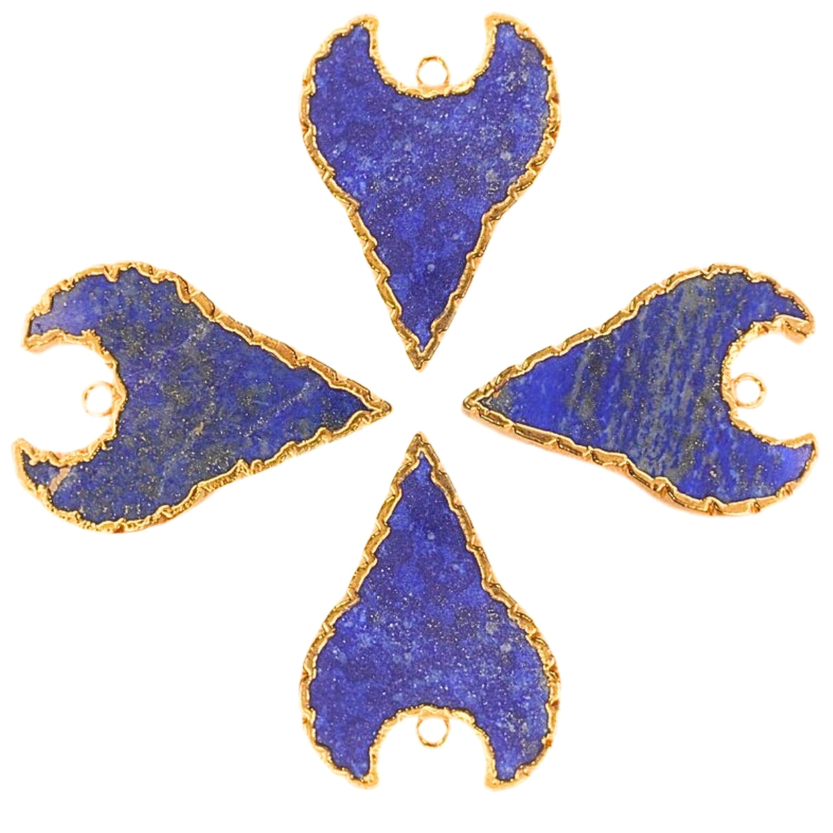 Blue gemstone pendant sterling silver bezel setting professional blue jewelry making components blue stone supplies