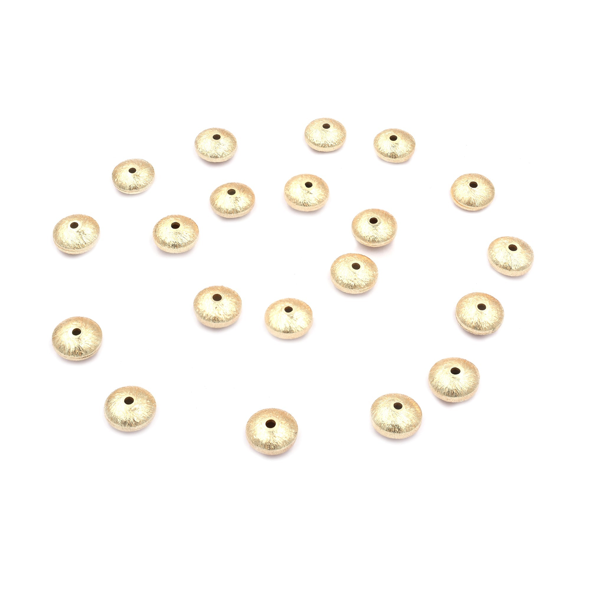 Gold Finished Brass Beads