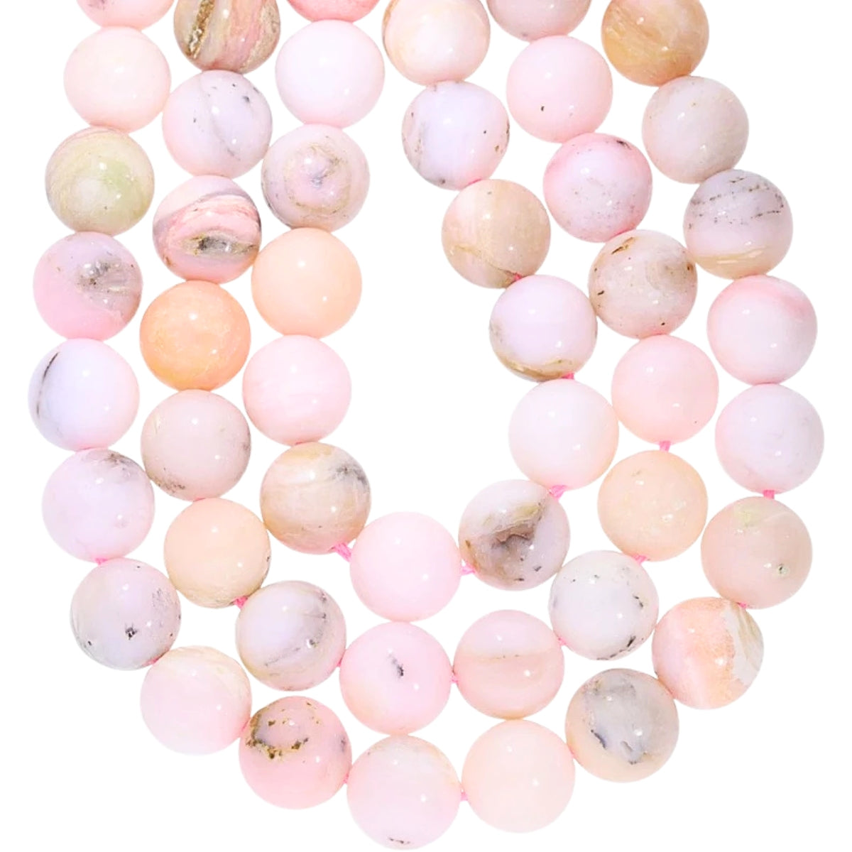 Pink beads collection natural pink beads rose stone beads heart chakra jewelry making supplies wholesale