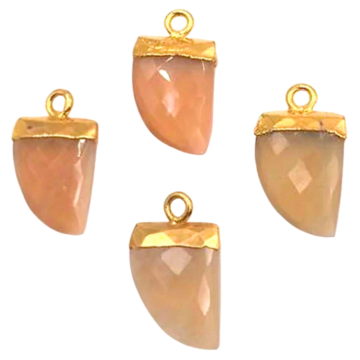 Natural Crystal Pendants | Horn Shaped Gemstone Components