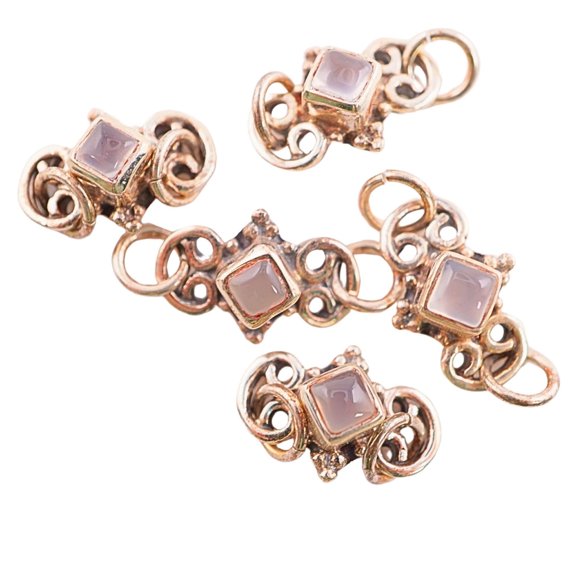 Handmade gemstone charms for DIY jewelry designs