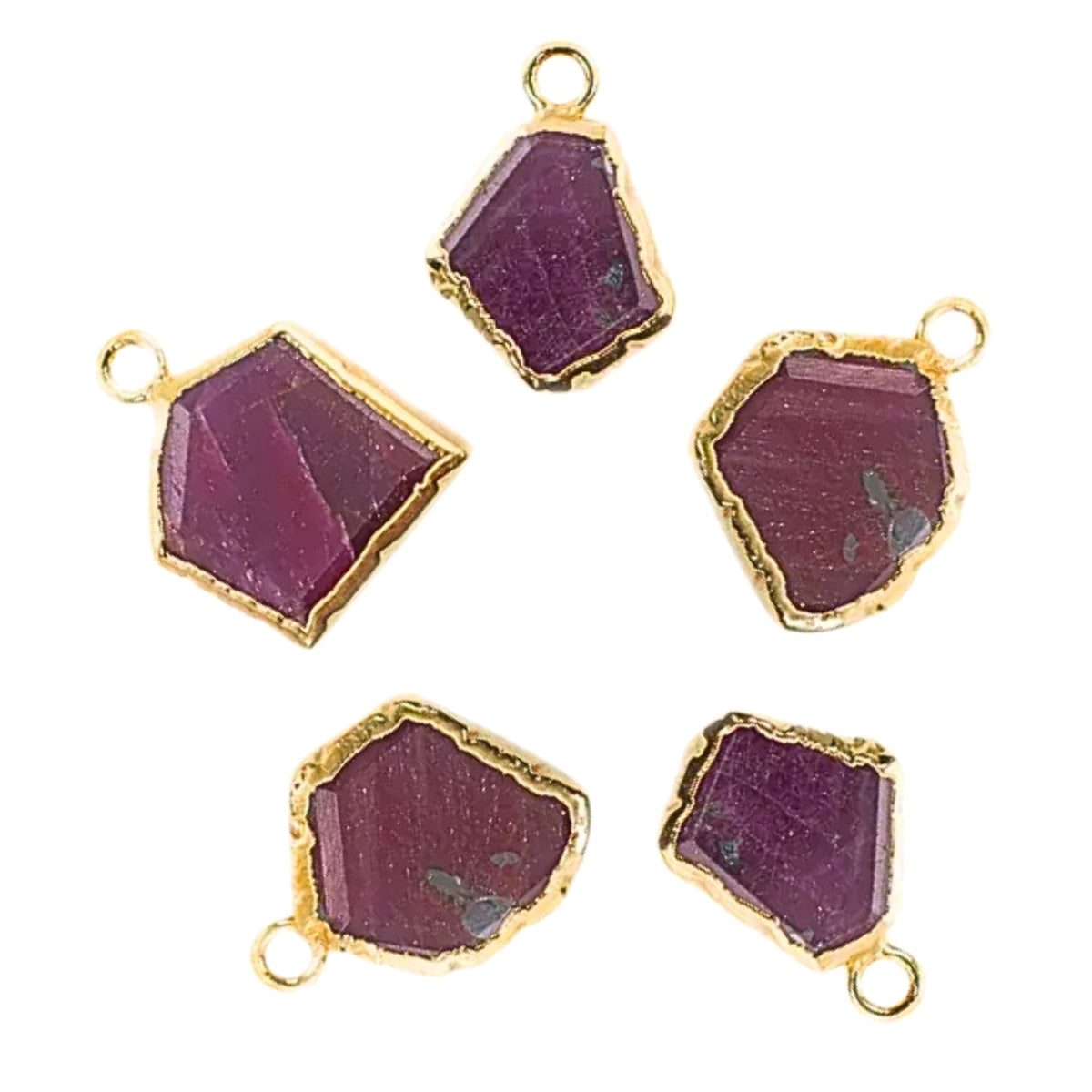 Ruby Corundum Pendants | Vibrant Ruby Corundum Gemstone & Corundum Gem