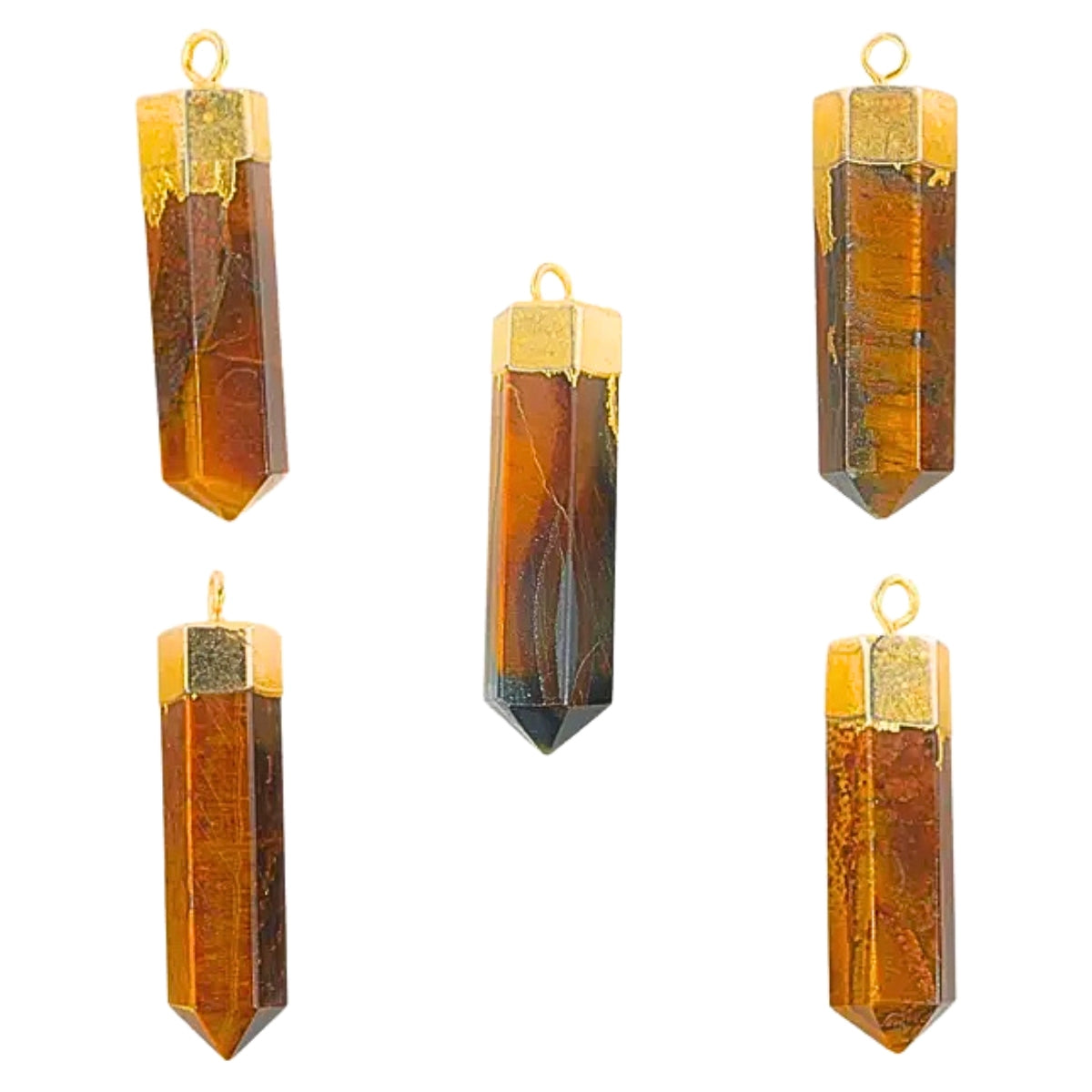 Tiger Eye | Grounding Tiger Eye Pendant & Tiger Eye Gemstone