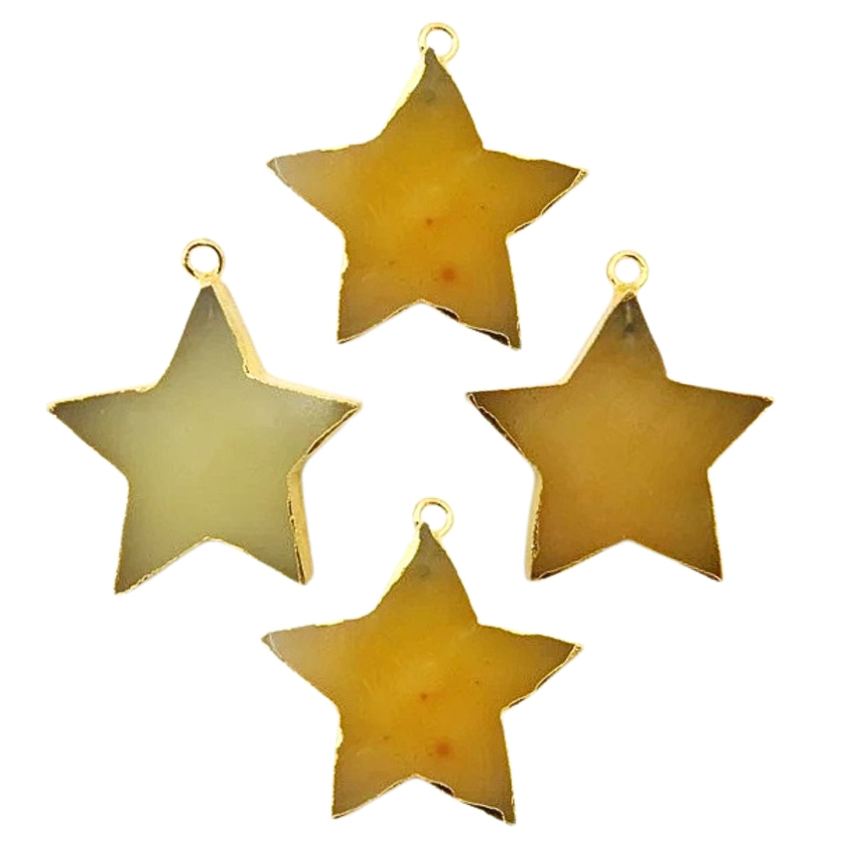 Star charms collection star gemstone professional gemstone pendants for jewelry making star pendants