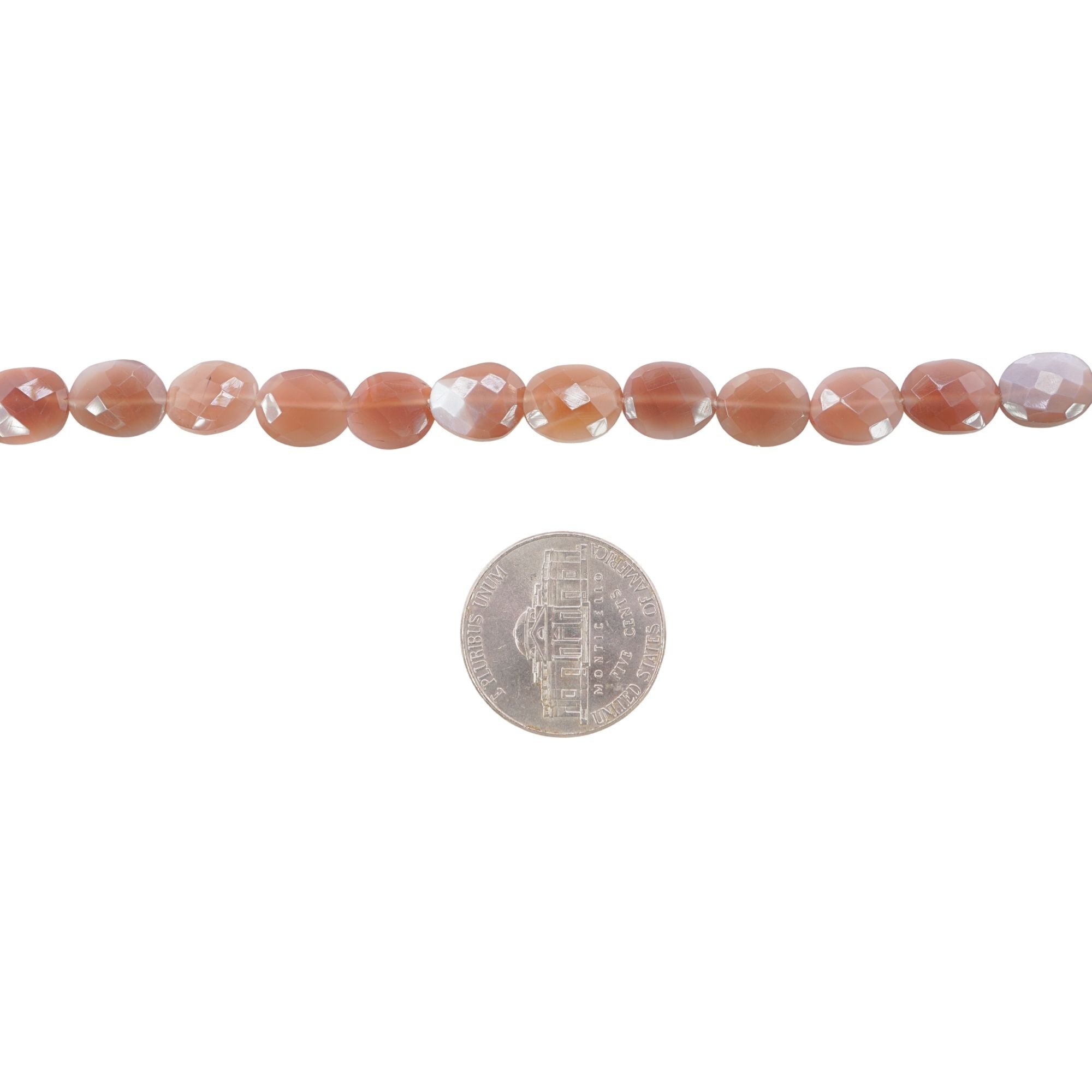 Chocolate Moonstone Faceted Nugget Shape Gemstone Strand Beads