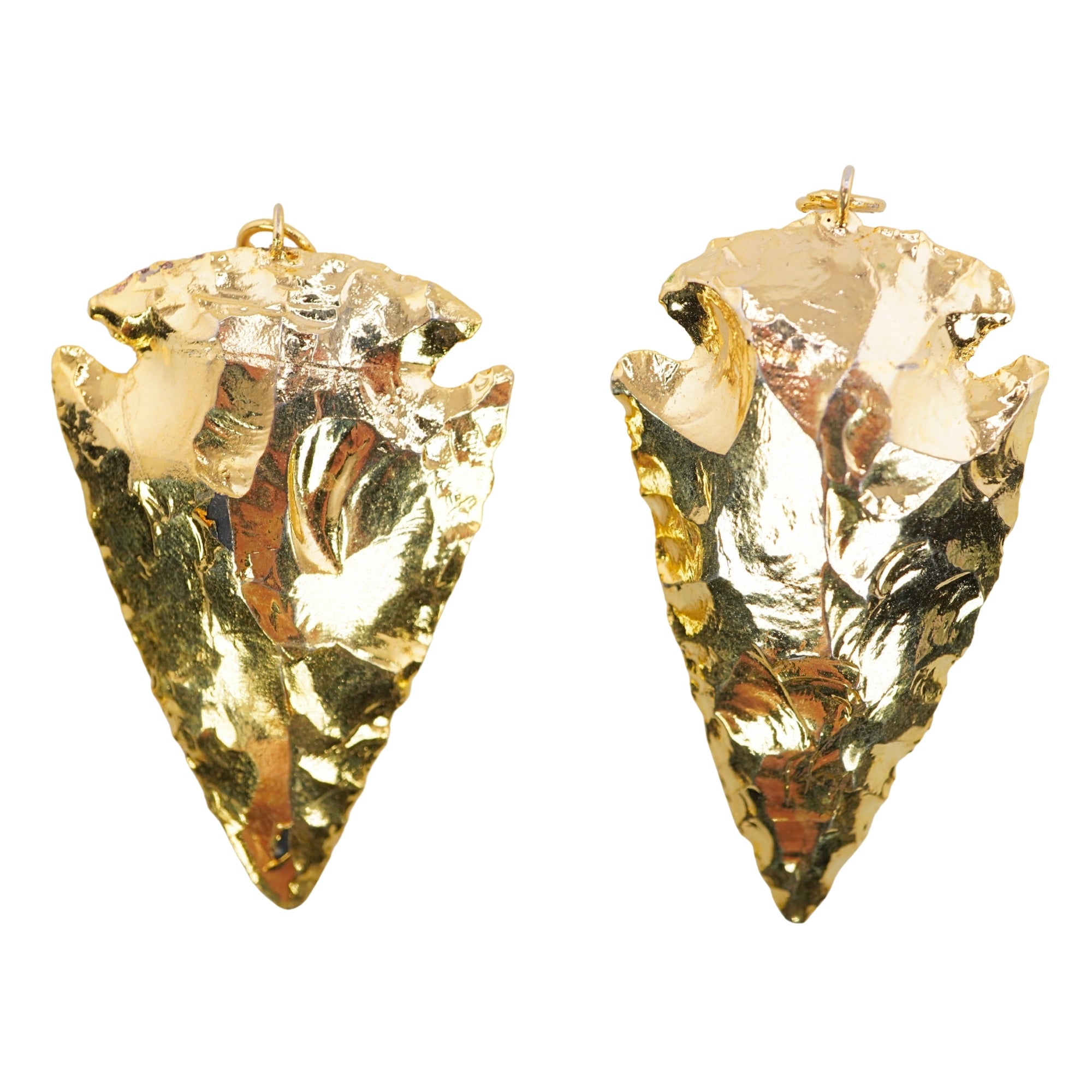 Copper Plated Arrowhead Pendants Charm Necklace For Jewelry Making Supplies