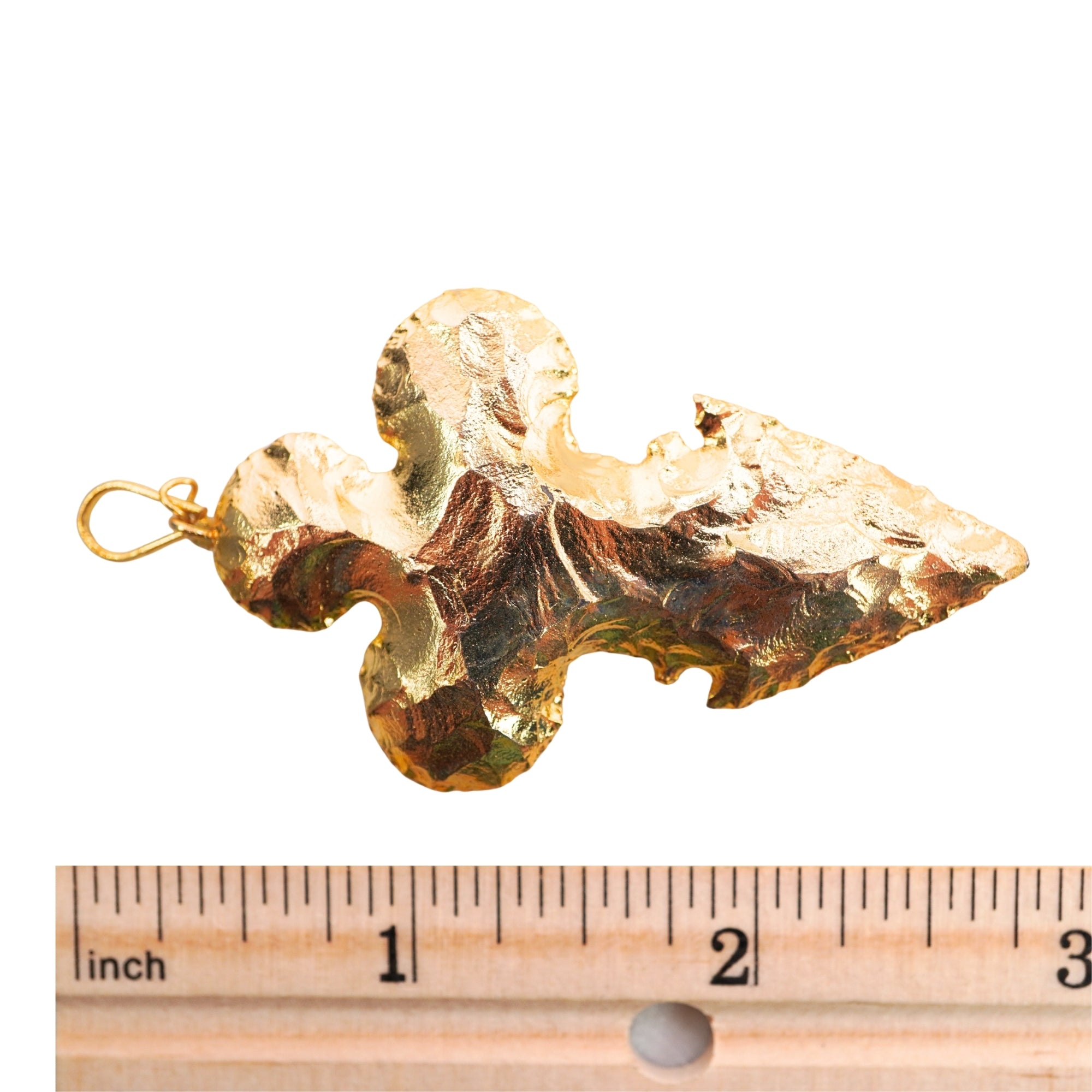 Agate Flower Bottom Shape Gemstone Full Gold Electroplate Charm Pendant For Jewelry Making