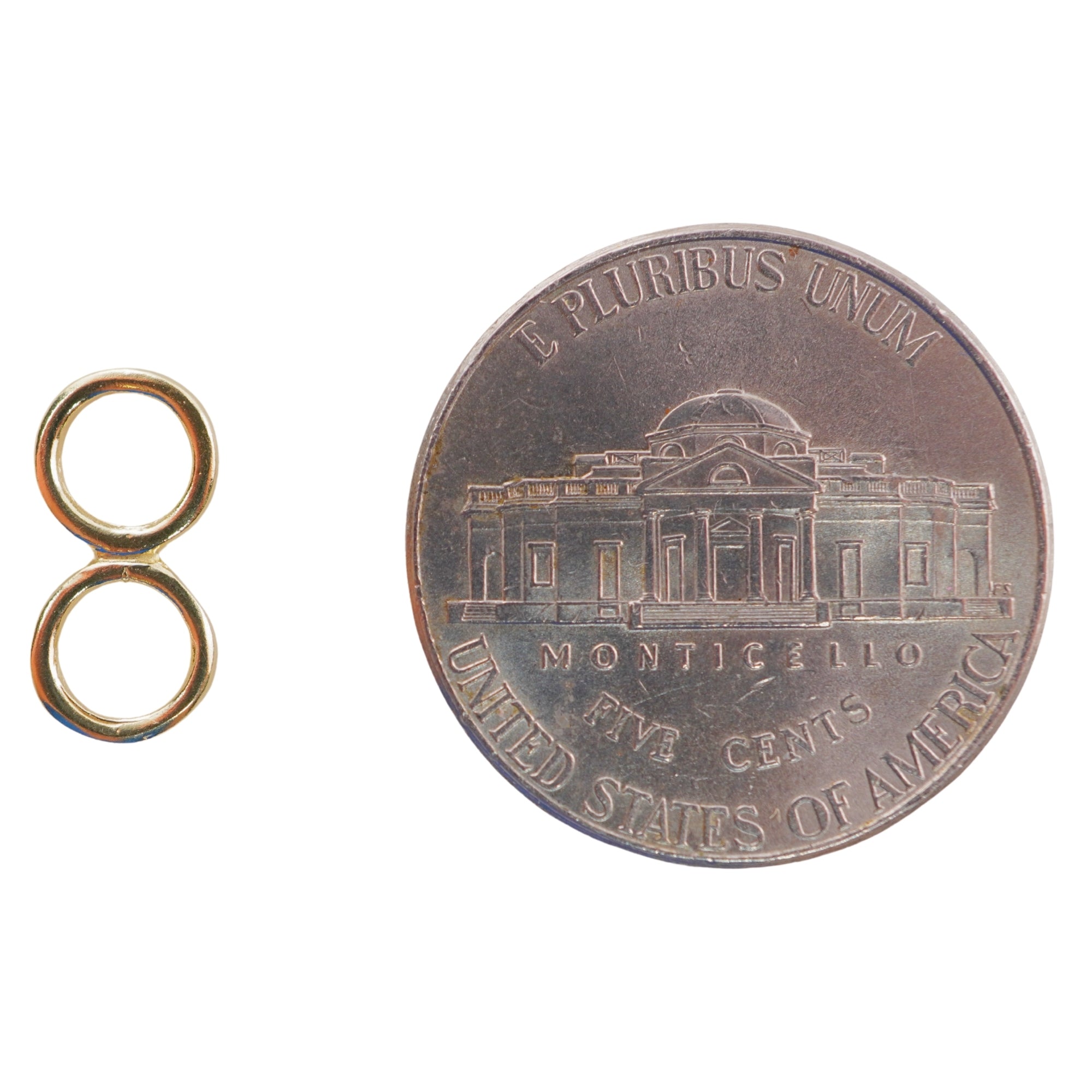 Double Ring Sterling Silver Spacer