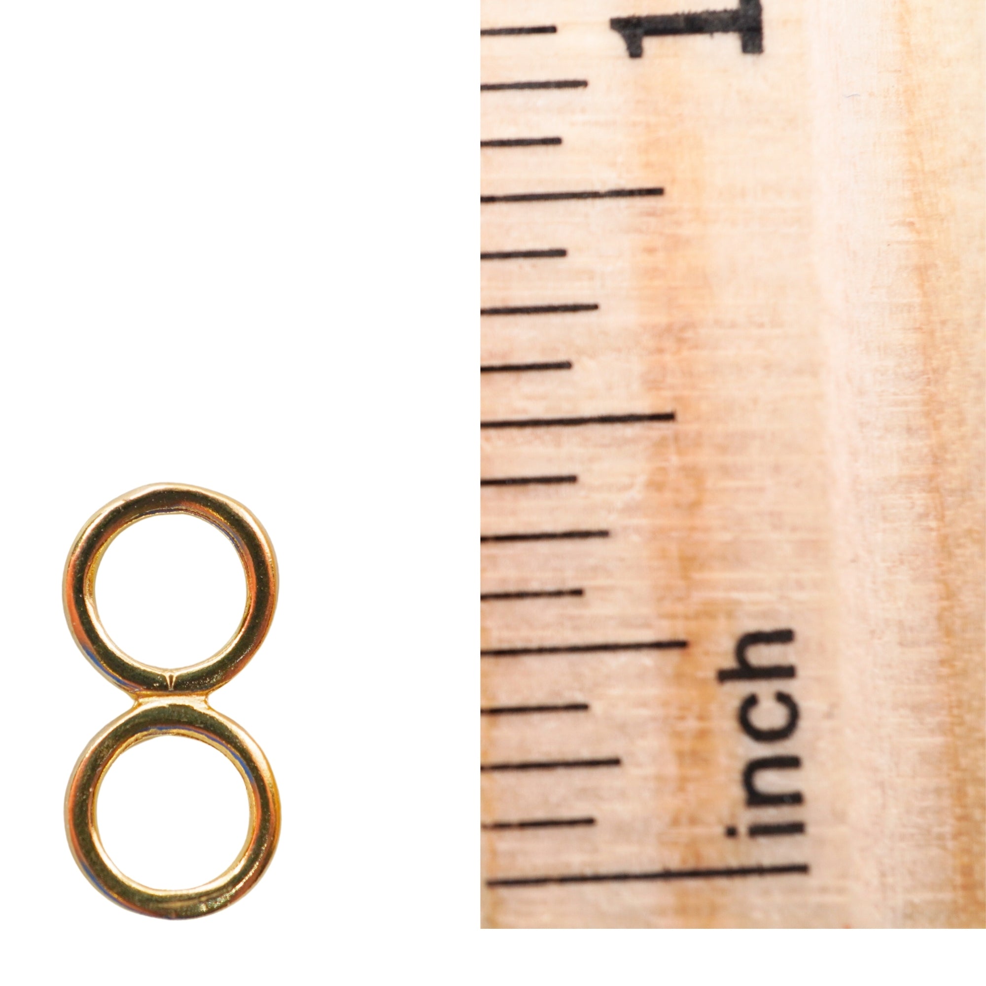 Double Ring Sterling Silver Spacer