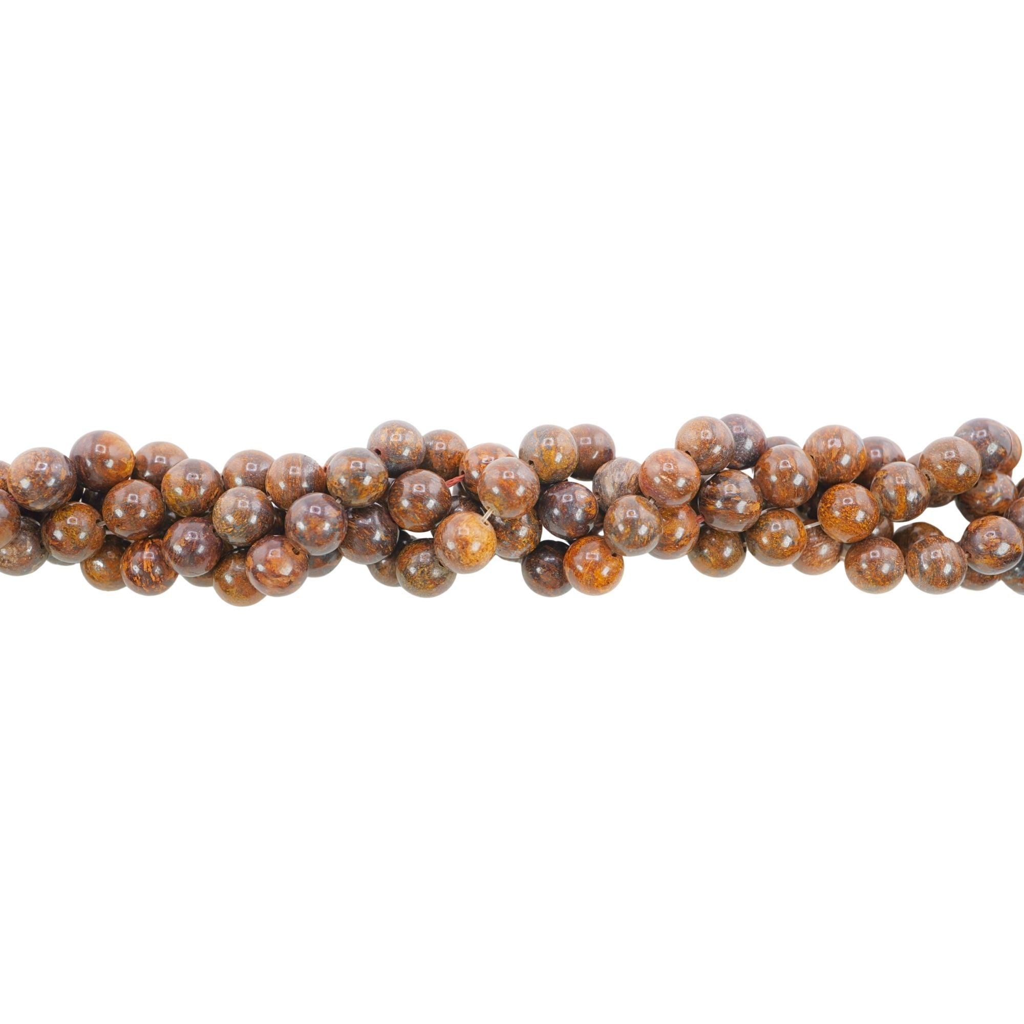 Natural Bronzite Crystal Beads