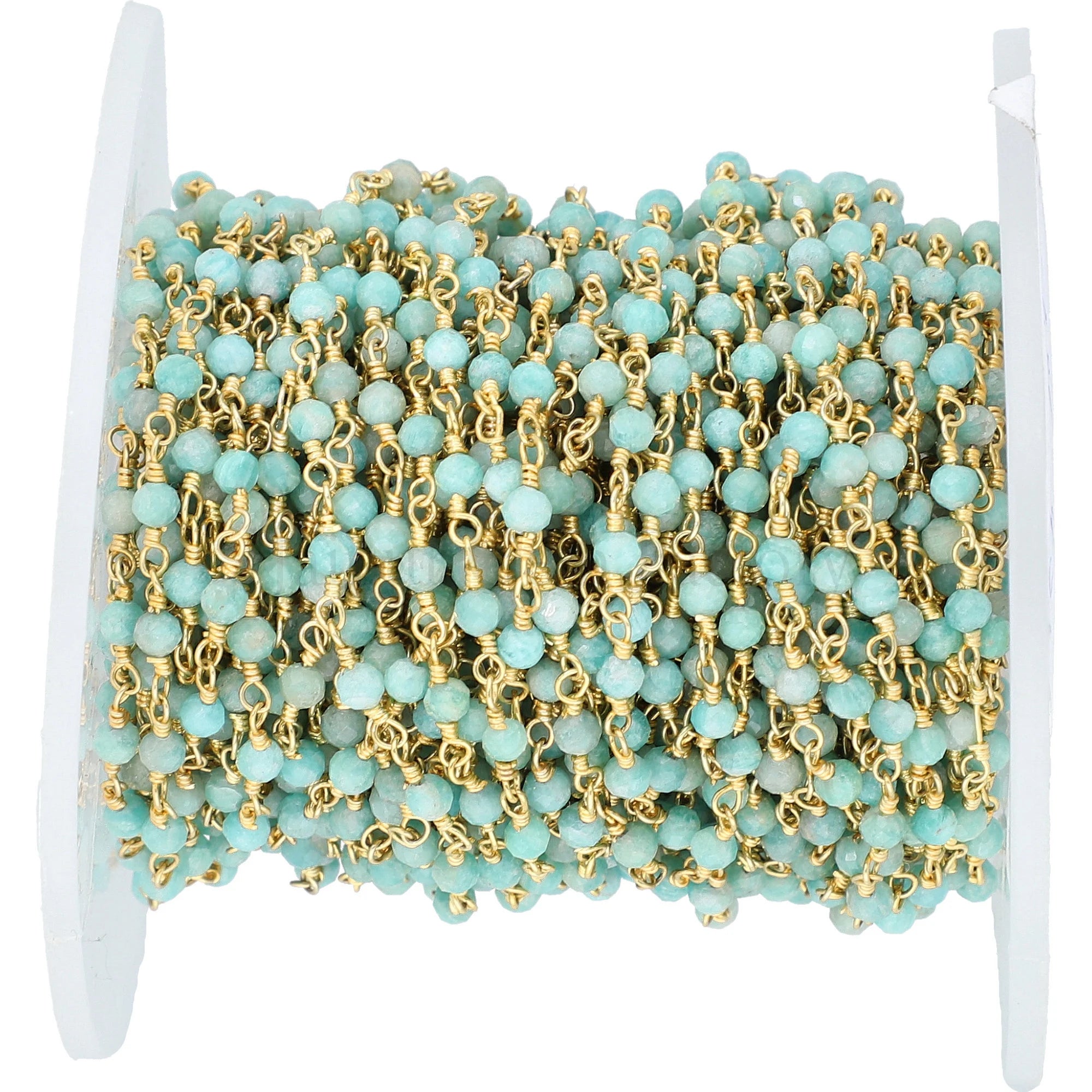 3MM amazonite beads rosary chain