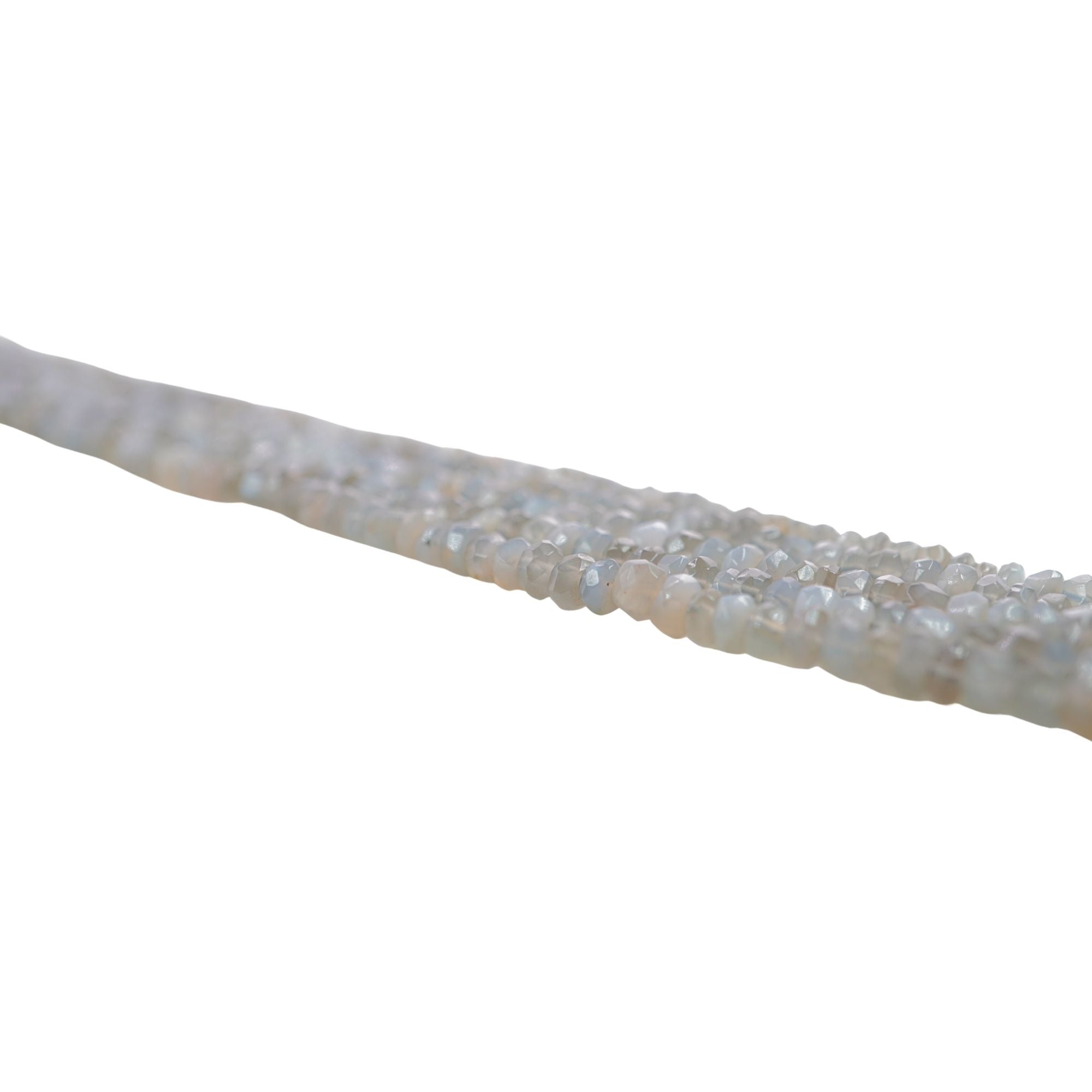 Labradorite Blue Fire Smooth Rondelle Shape 7 MM Gemstone 15 inches Strand Beads