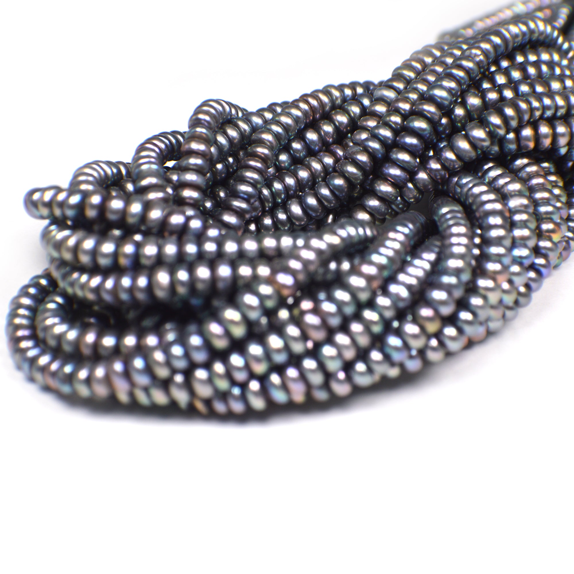 5 MM Blue Freshwater Pearl Beads