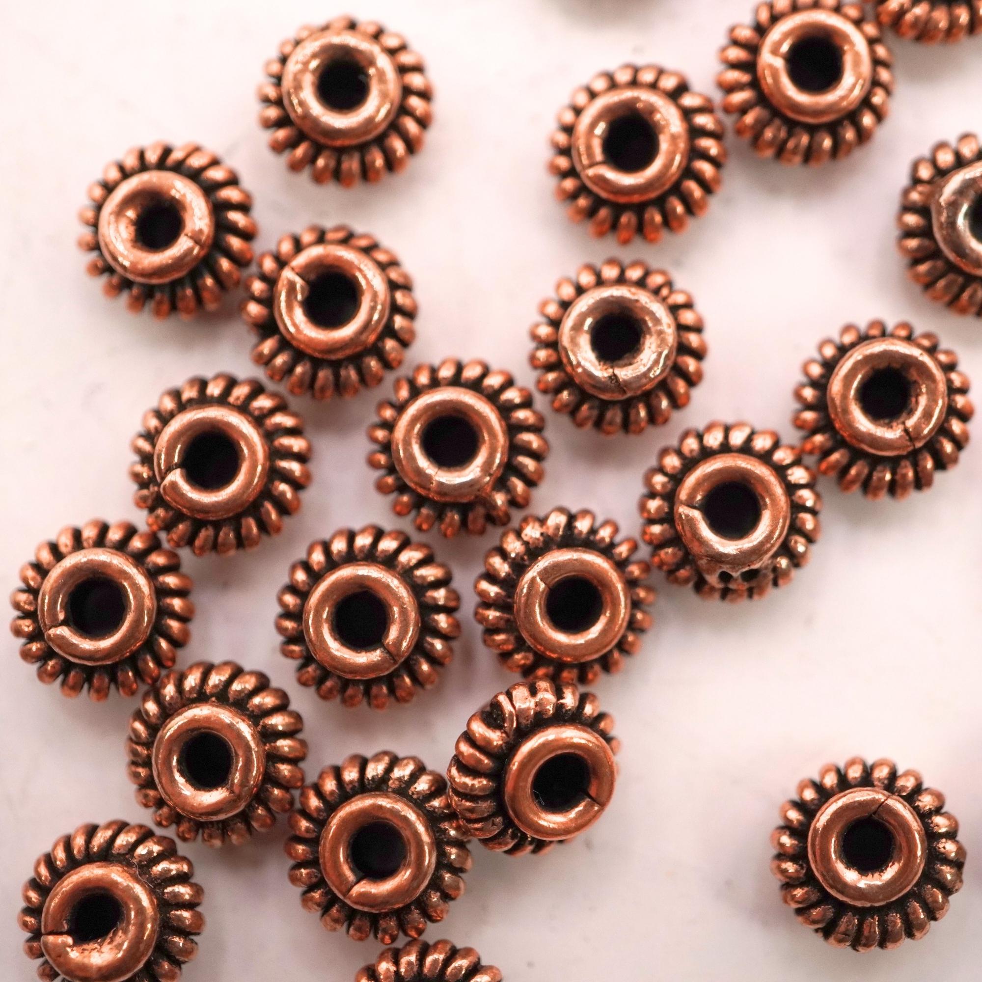 Antique Copper Shape TierraCast Heishi Beads