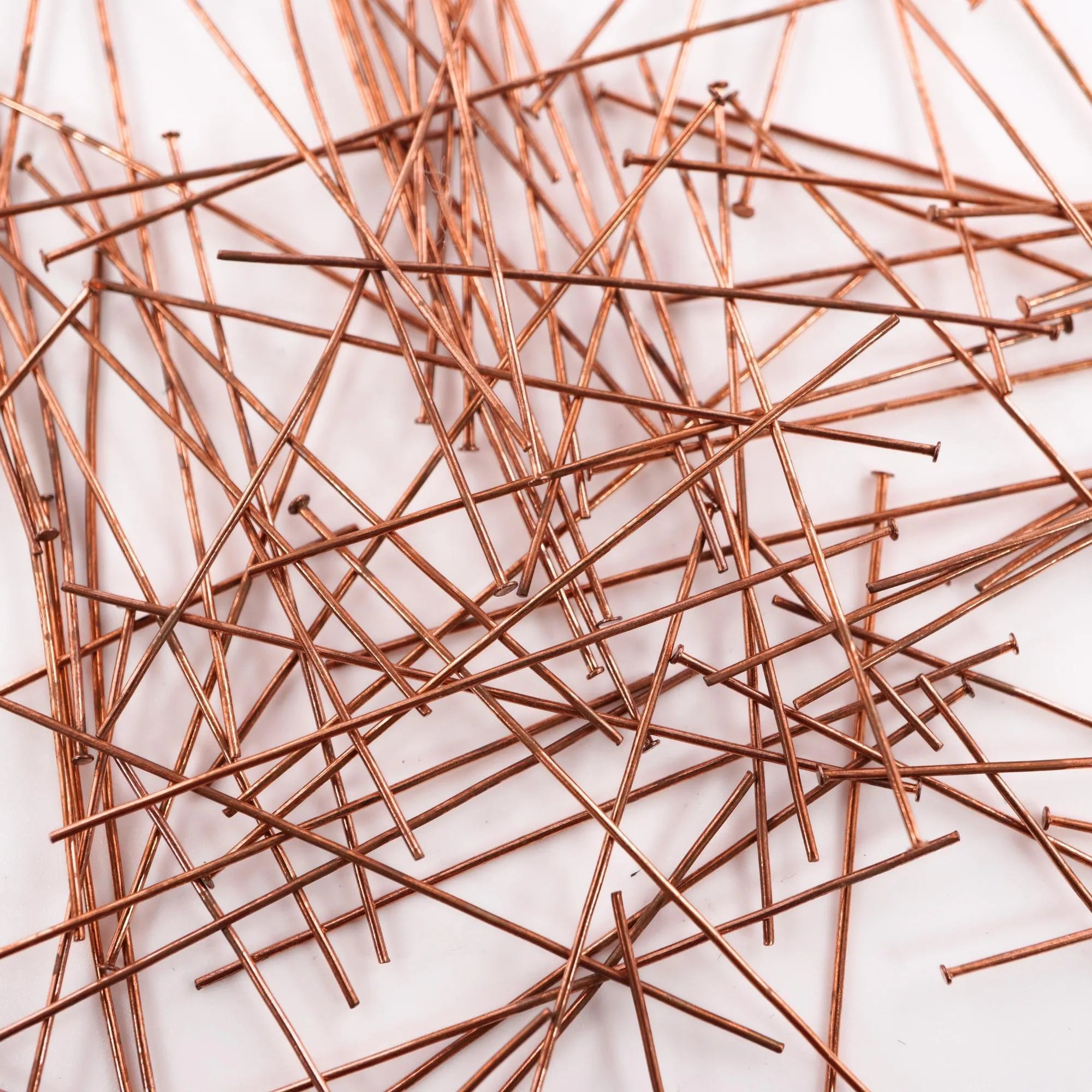 Antique Copper Short Needles Head Pins Earrings