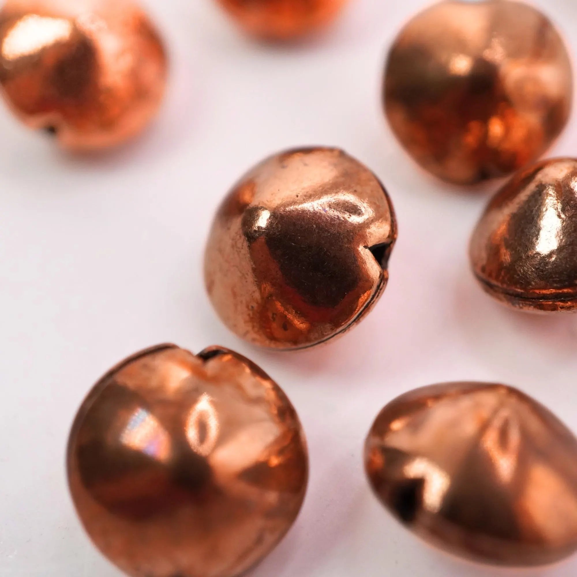 Antique Copper Smooth Saucer Shape Boho Large Beads