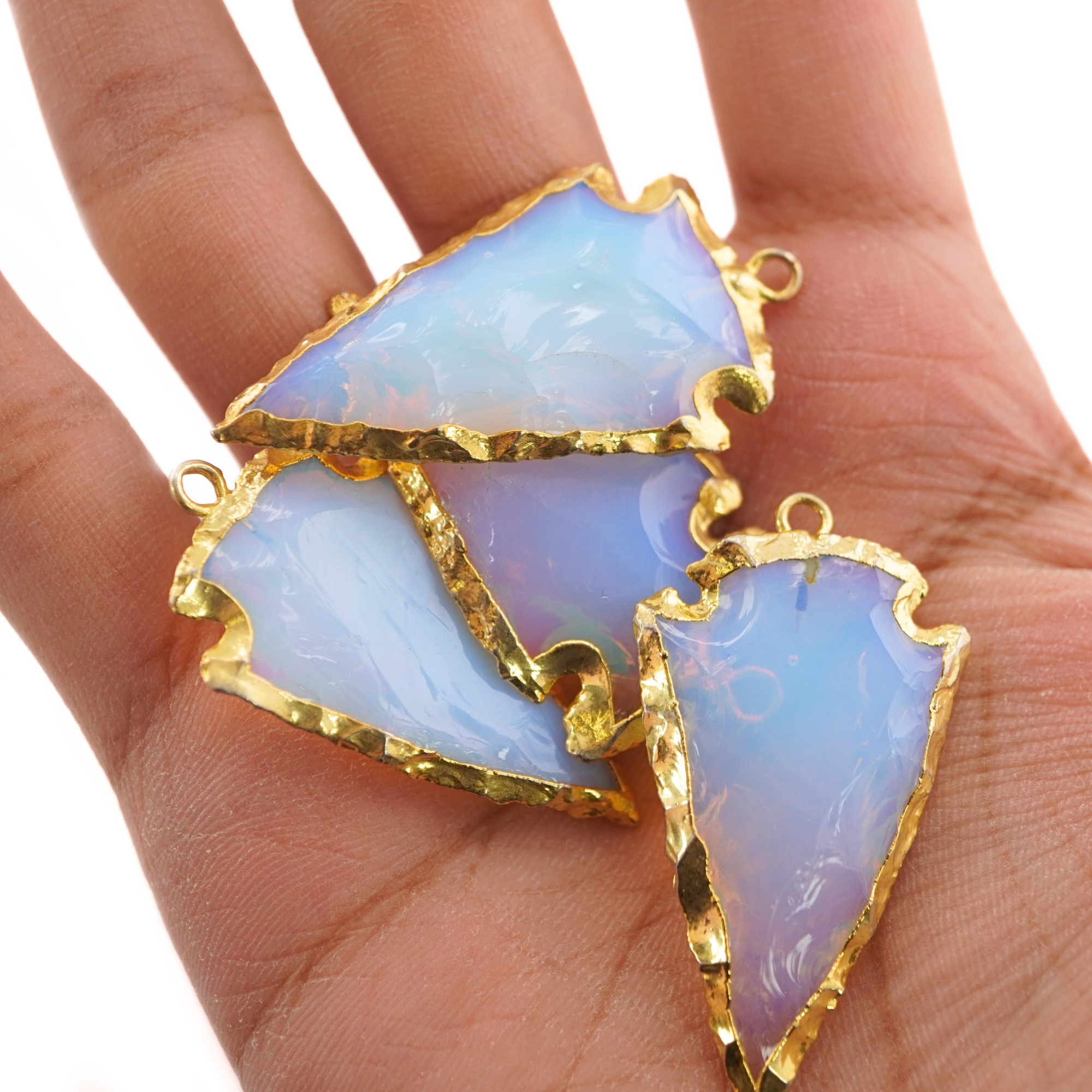 Arrowhead Shape Opalite Gemstone