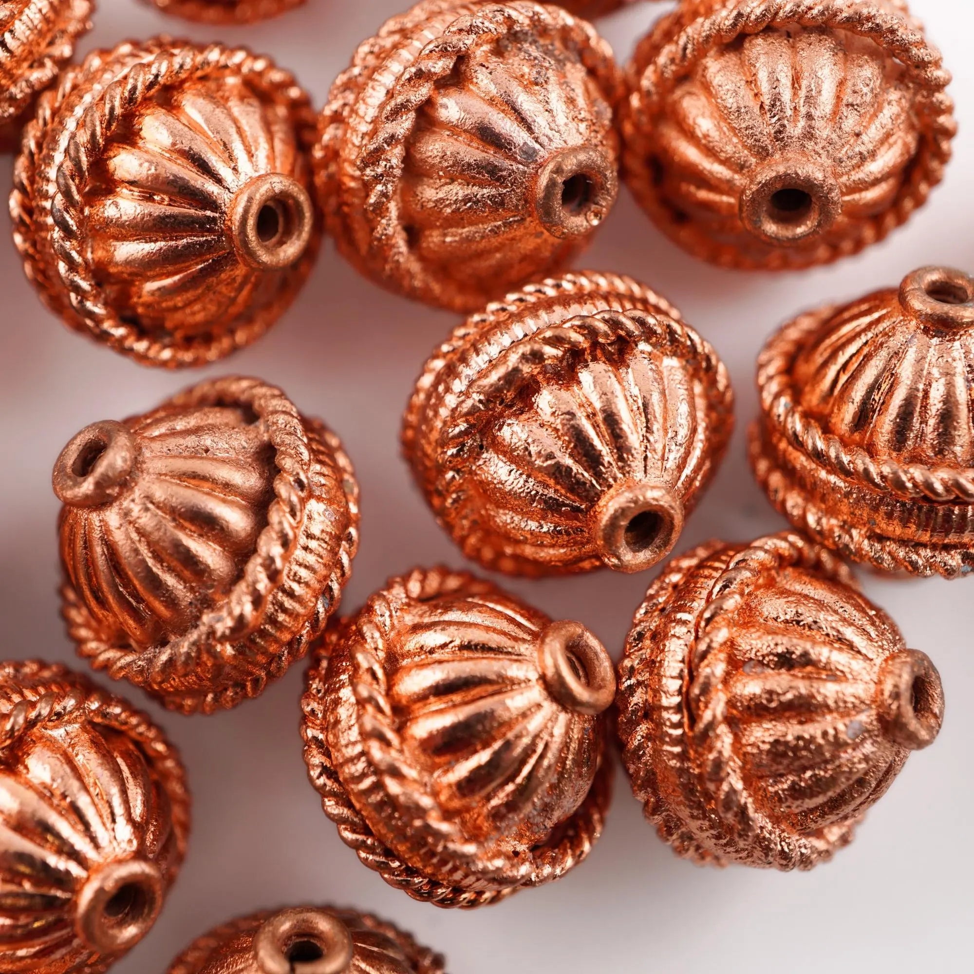Bali Style Copper Beads for Jewelry