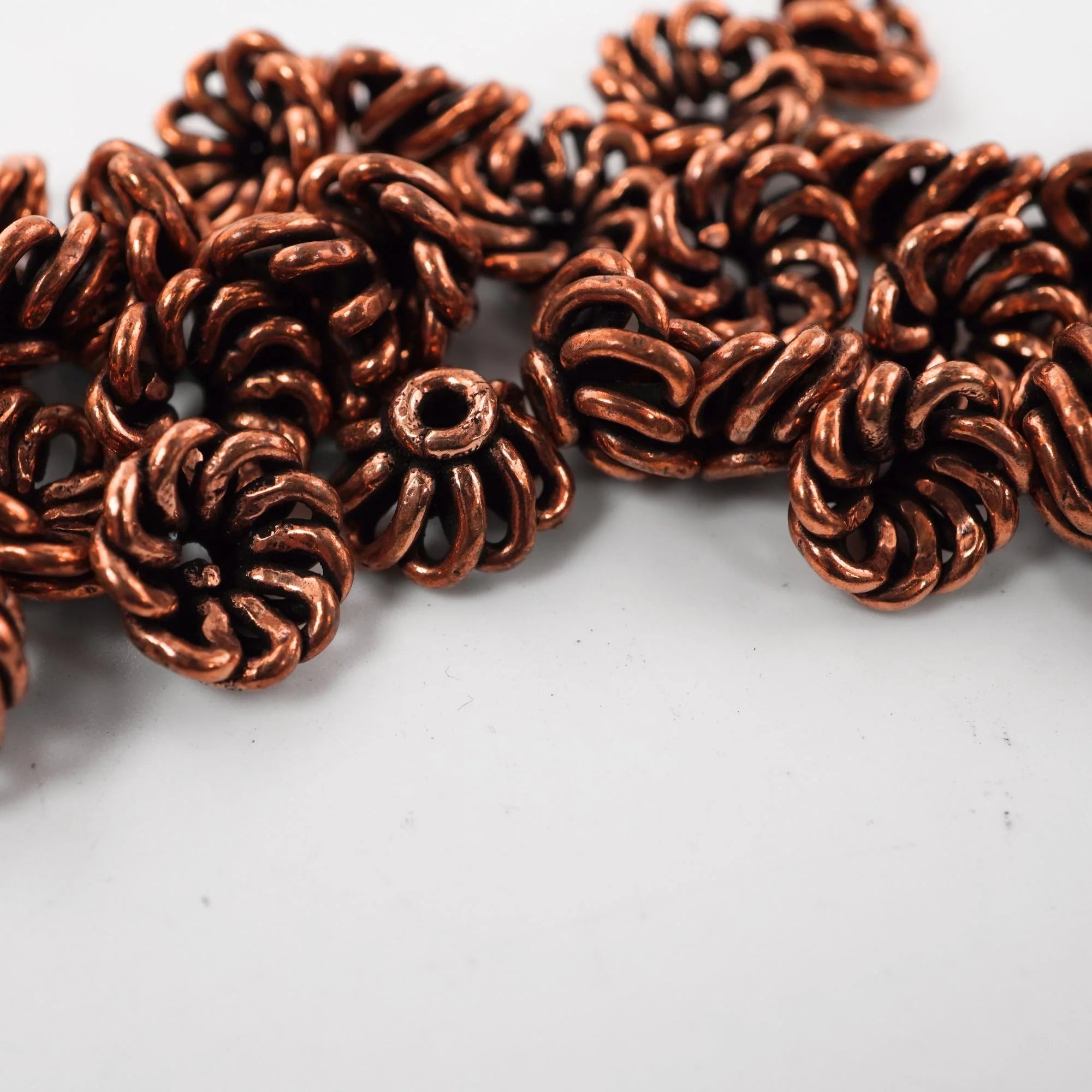 Bali Style Copper Beads for Jewelry Making