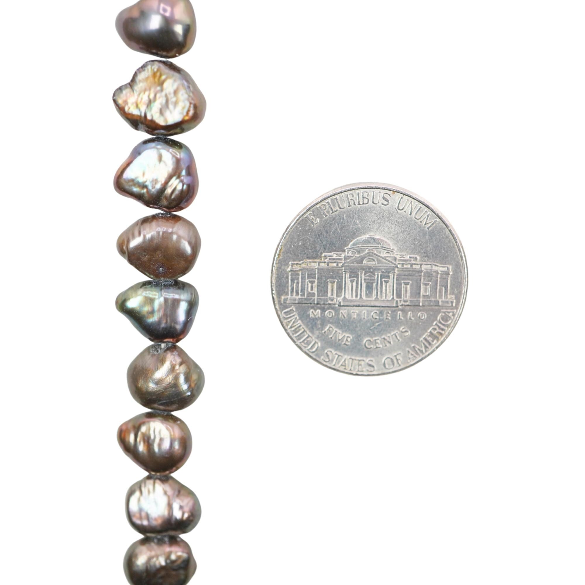 Baroque Peacock Freshwater Pearls Beads