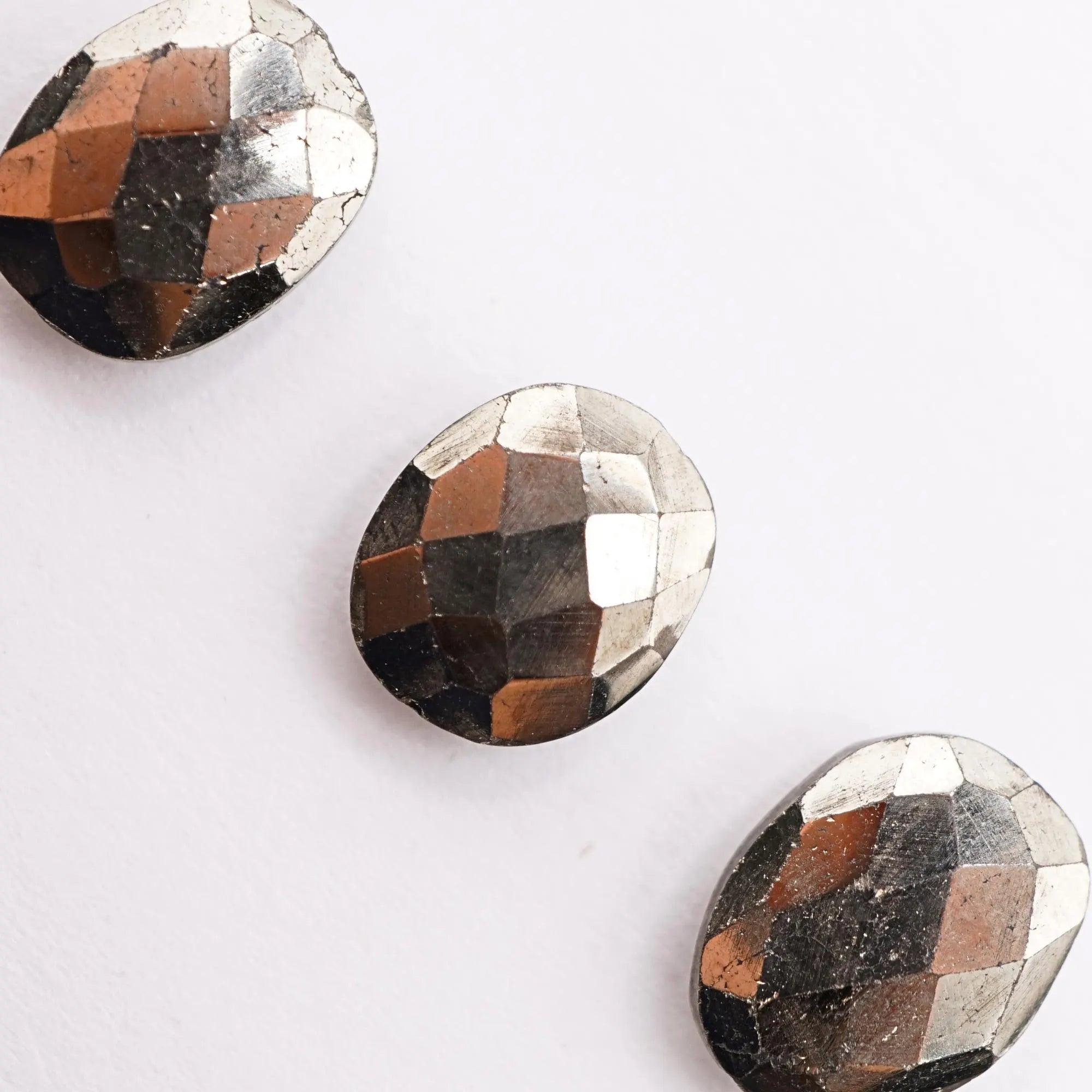 Black Pyrite Faceted Cushion Shape Loose Gemstone