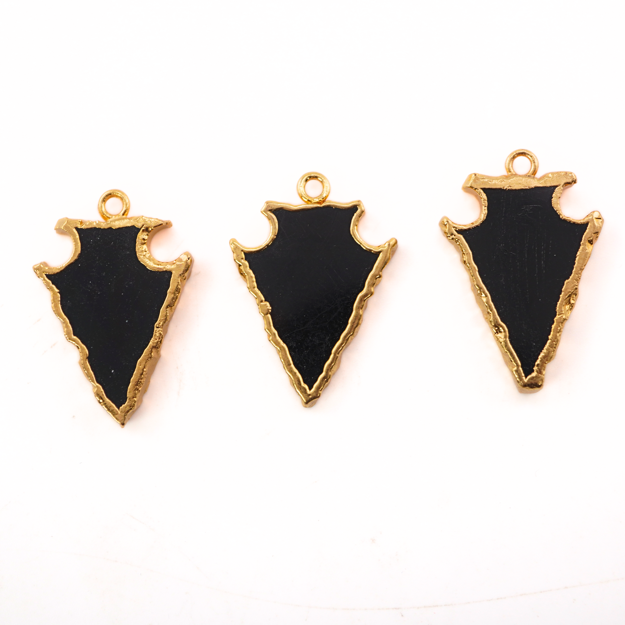 Black Onyx Arrowhead Pendant