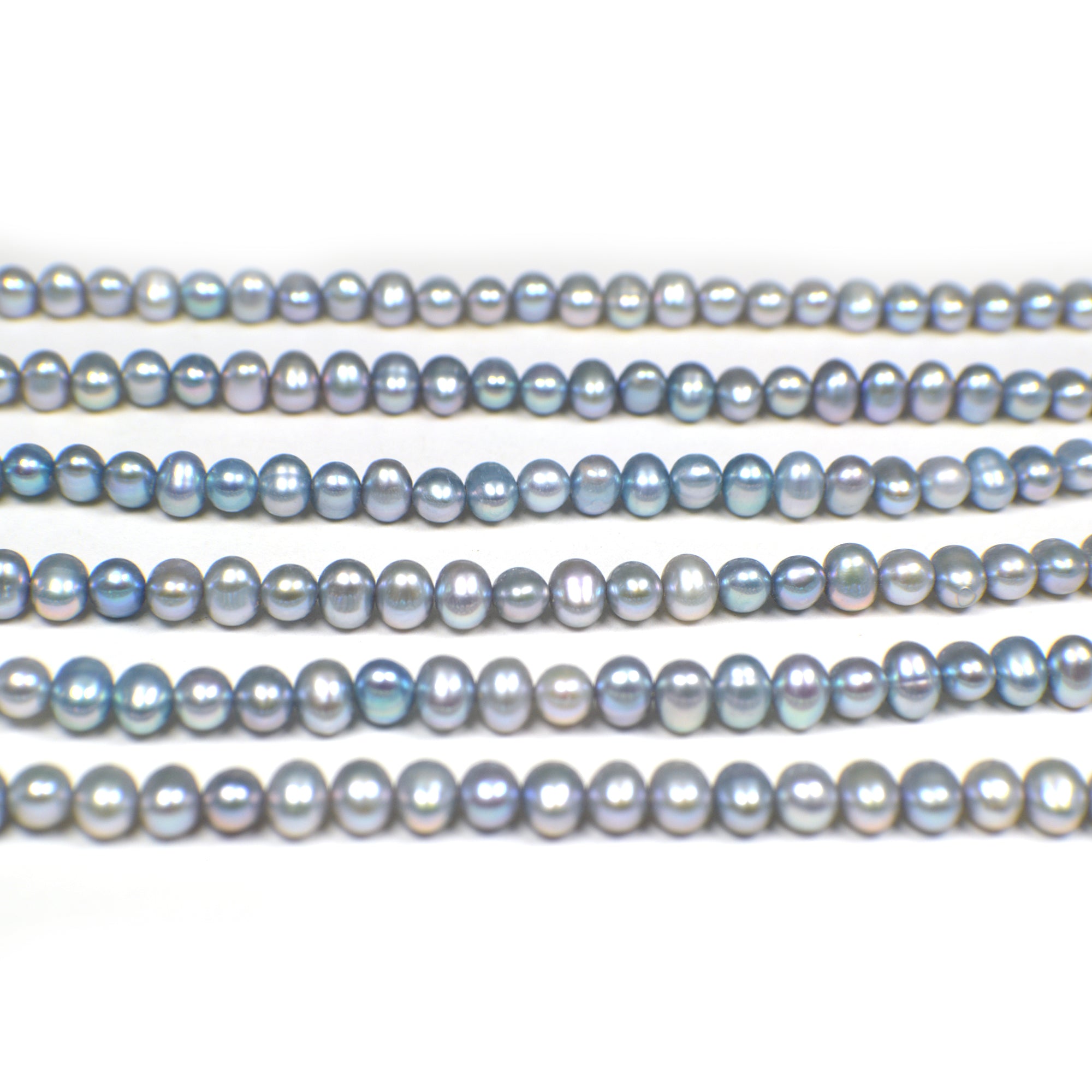 Blue Beads Pearl Strand