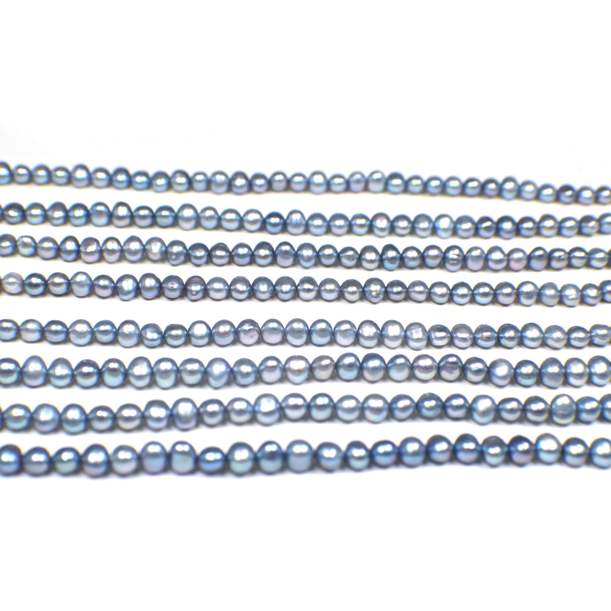 Blue Gray Pearl Beads