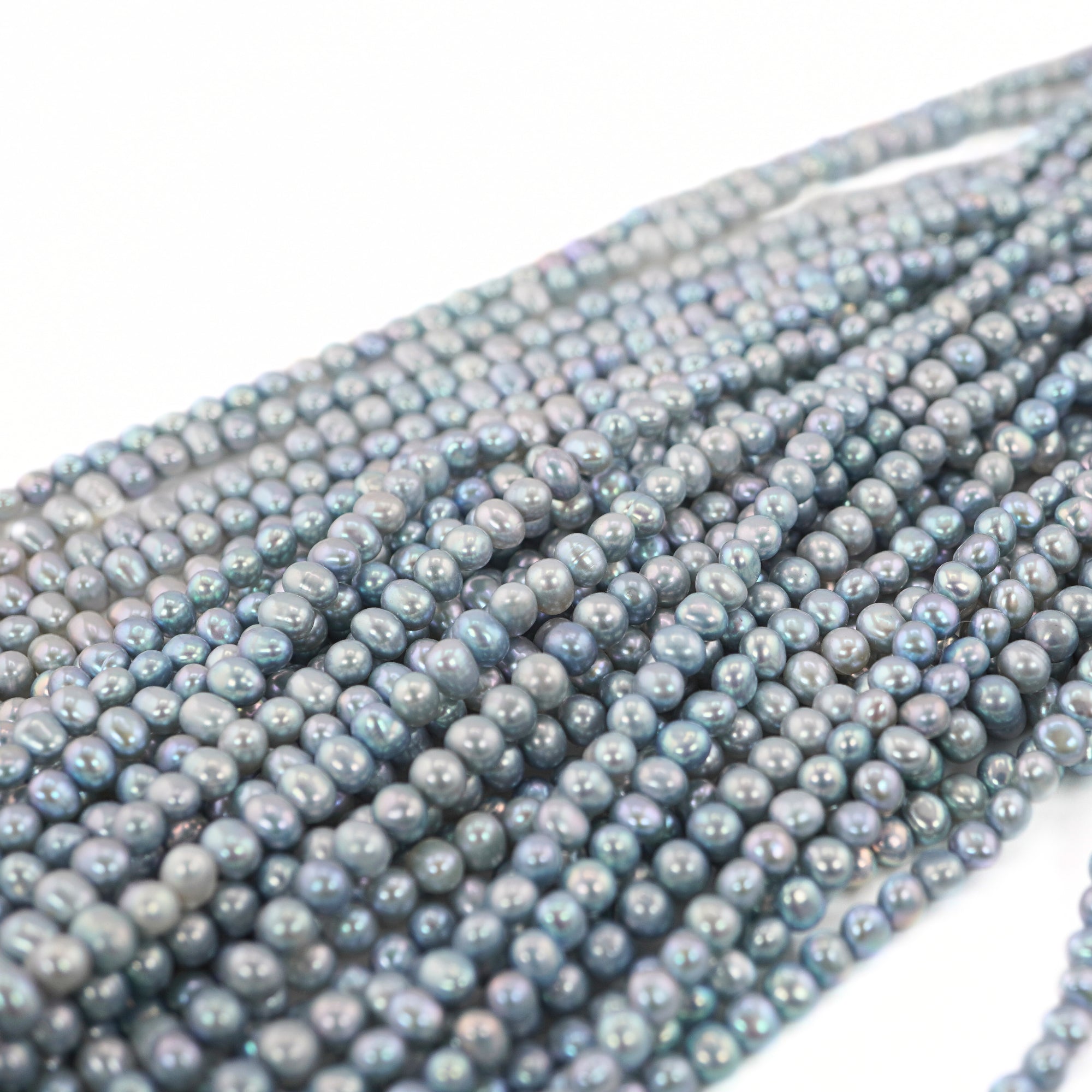 Blue Pearls Beads for Jewelry