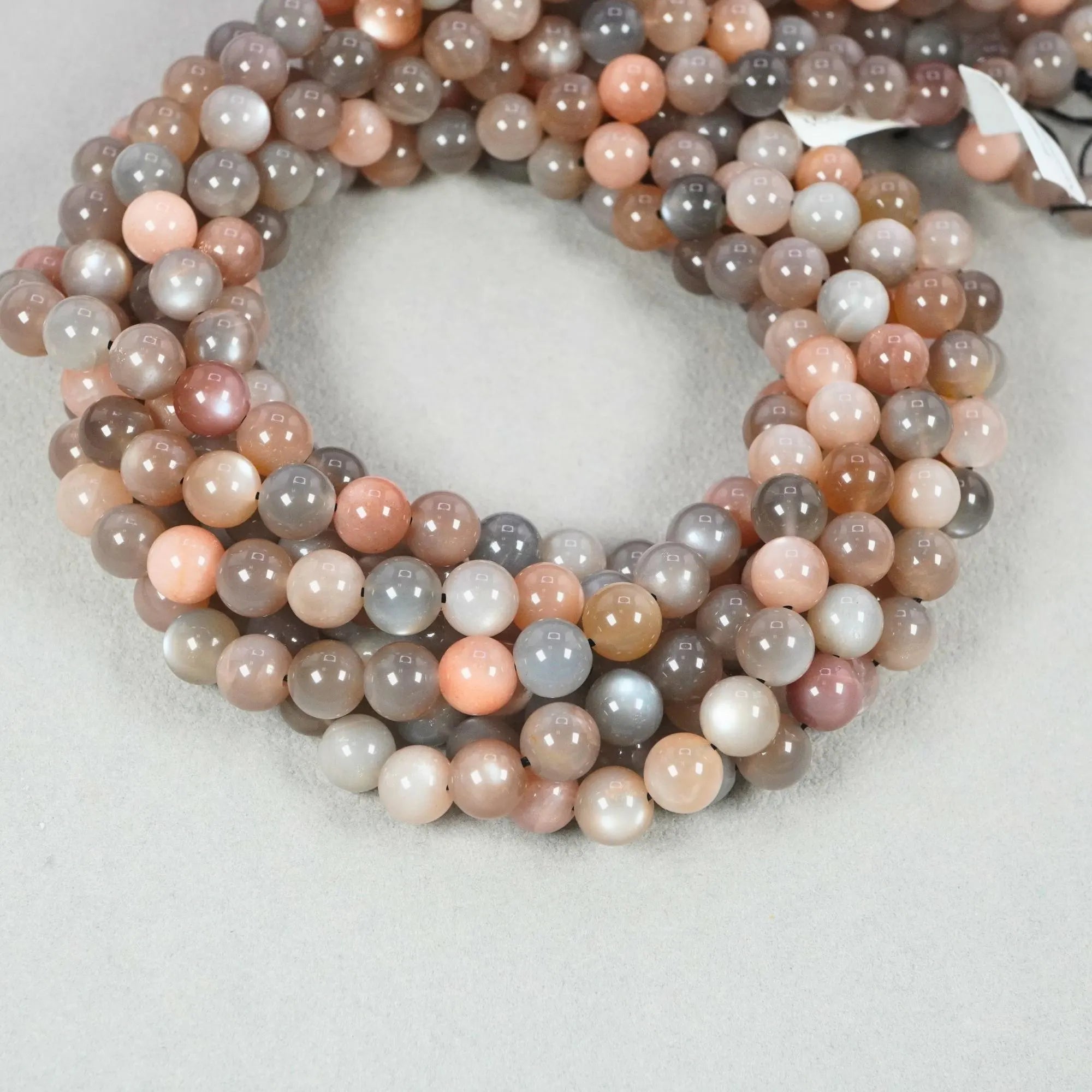 Brown Moonstone Gemstone Beads