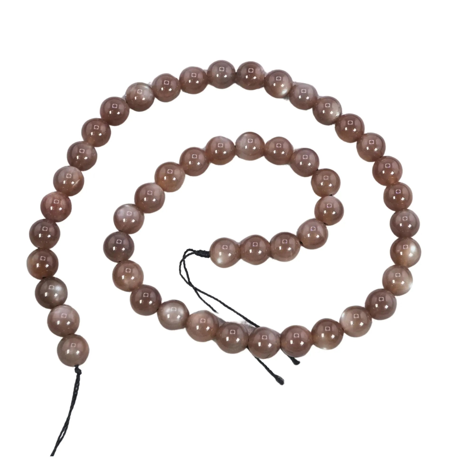 Brown Moonstone Gemstone Beads For Jewelry Making