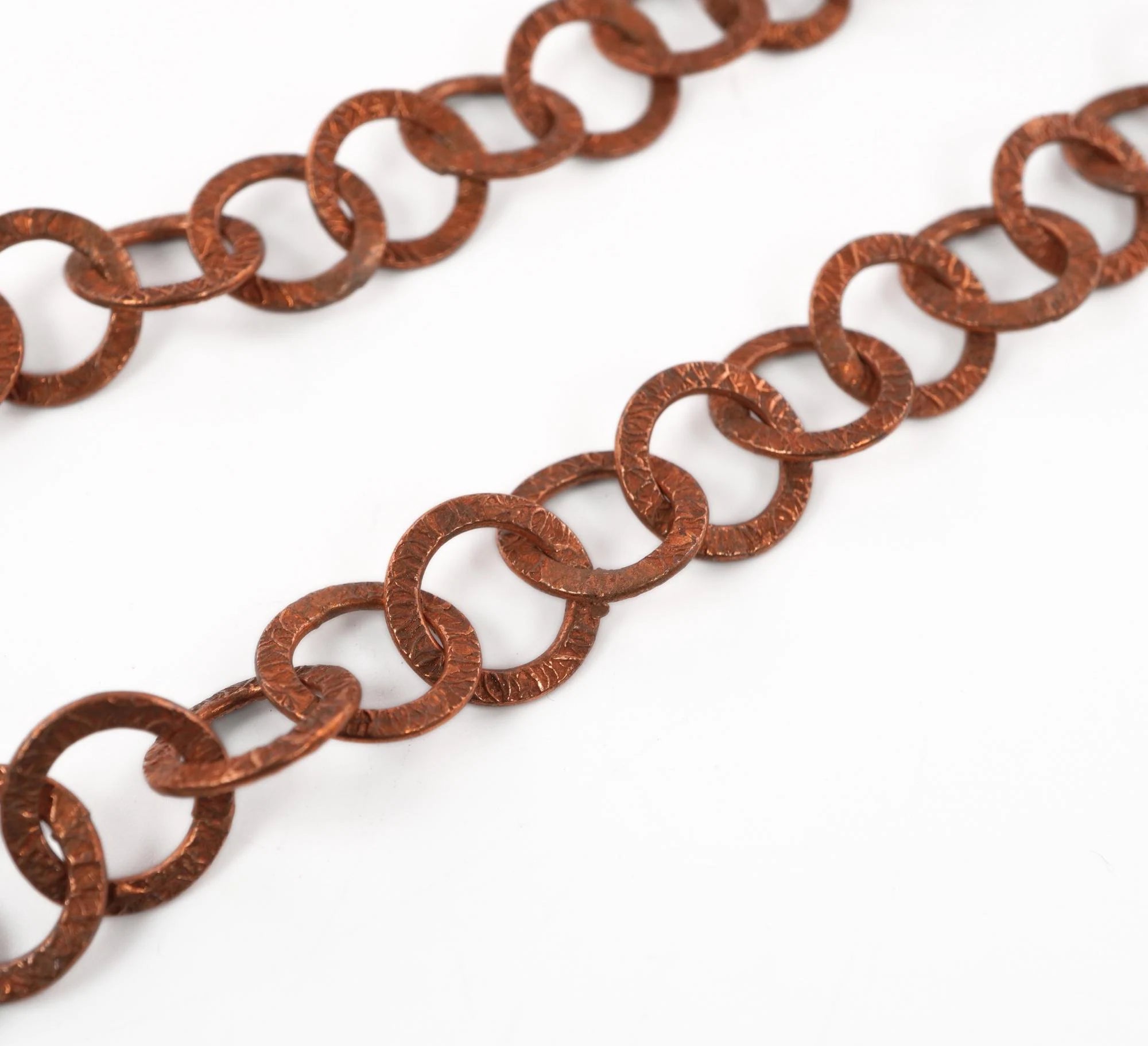 Antique Copper Round Link Chain