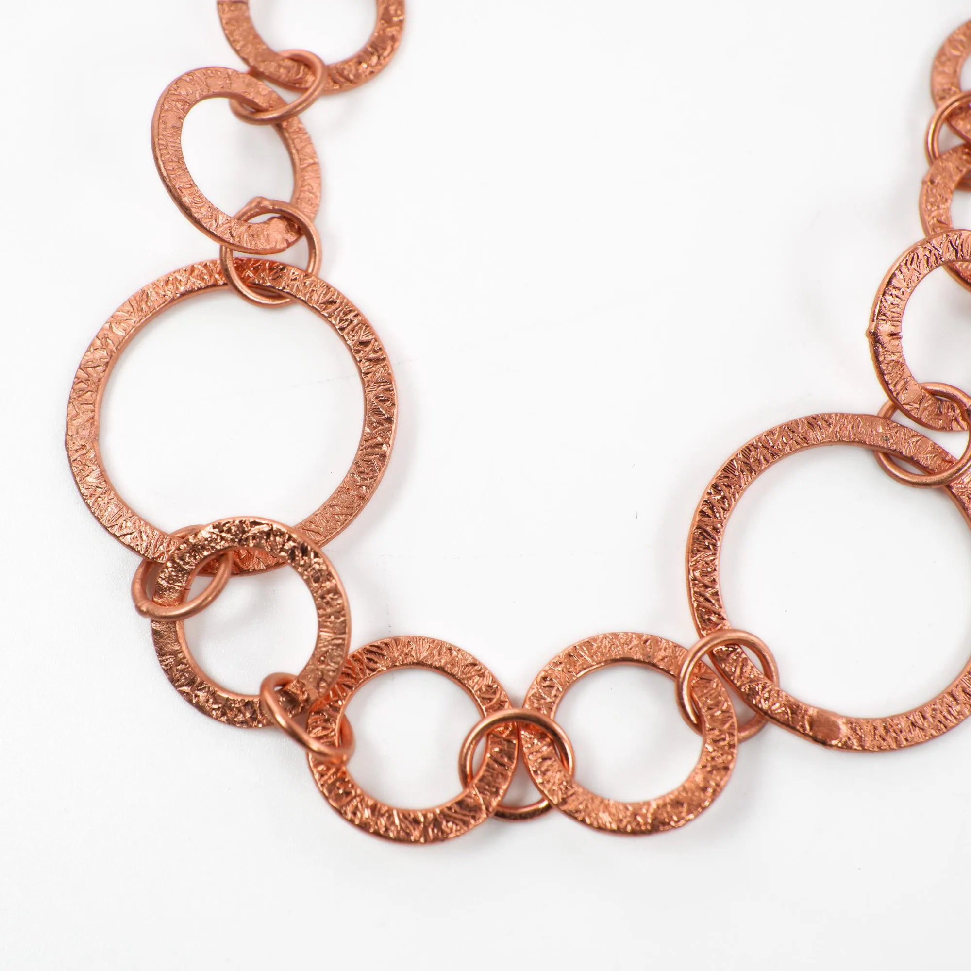 Antique Copper Round Link Chain