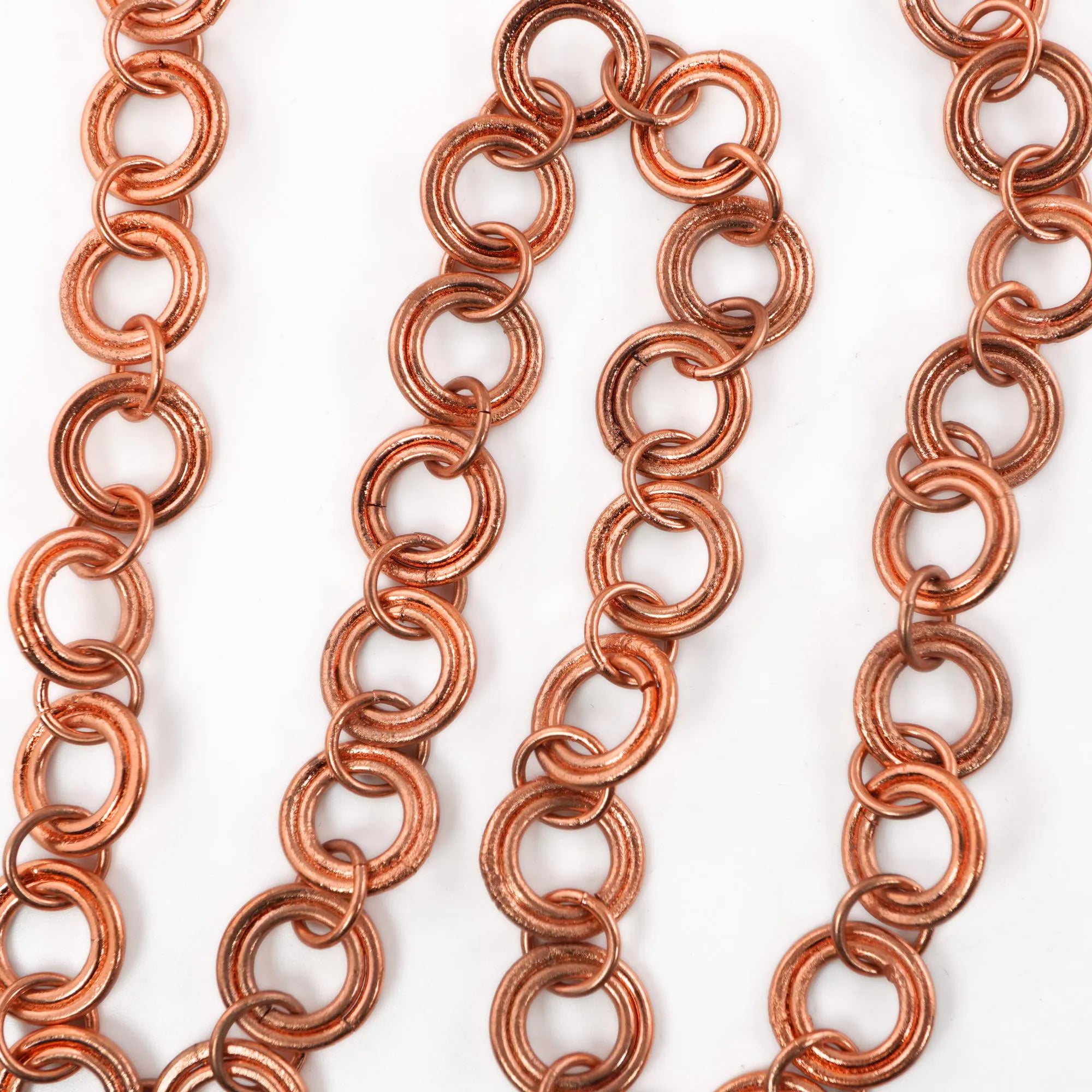 Antique Copper Round Cable Link Chain