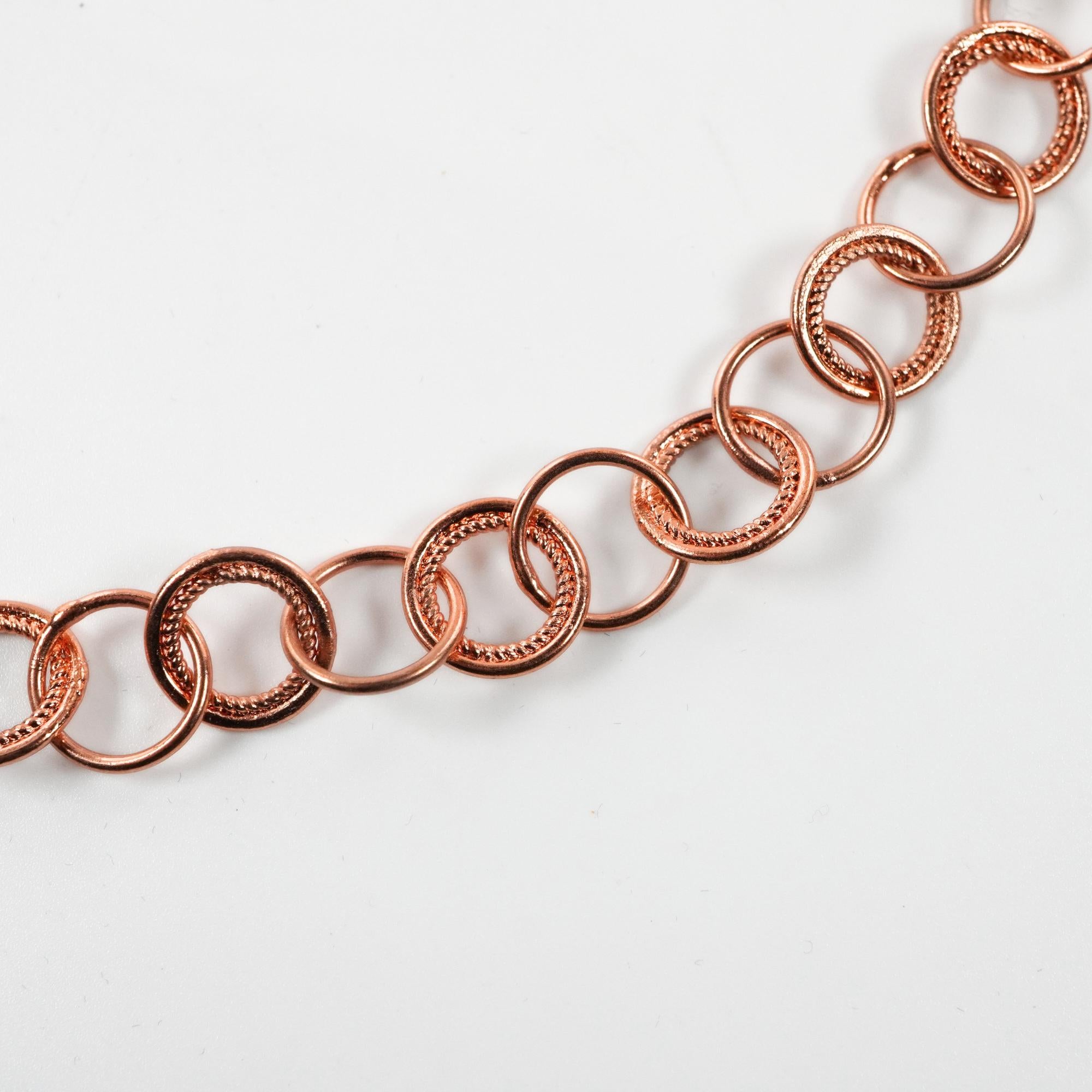 Antique Copper Round Link Chain