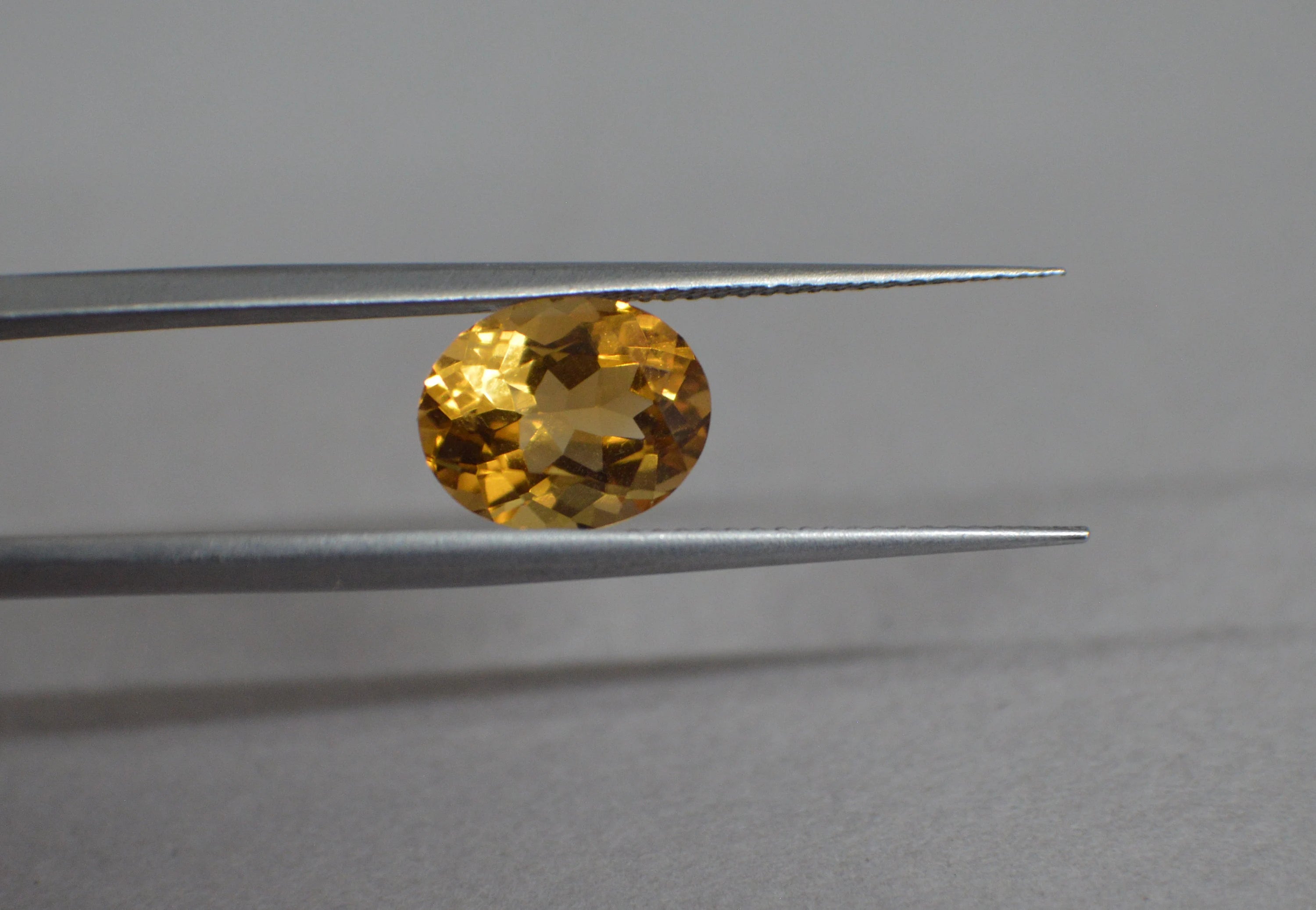 Citrine Quartz Oval Faceted Cab Loose Gemstones