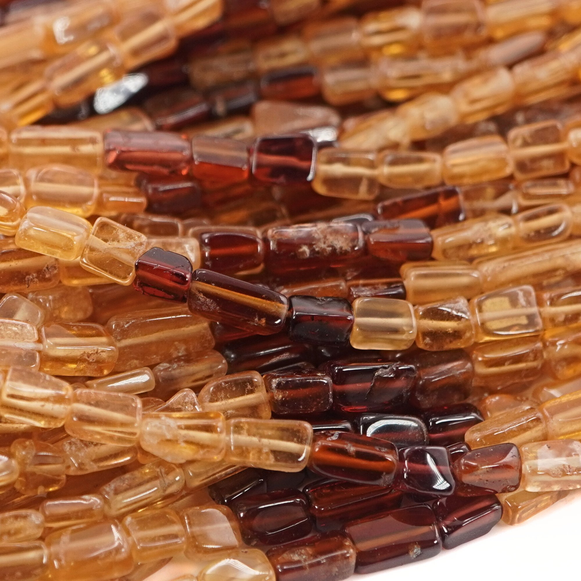 Citrine Smooth Rectangle Shape Gemstone Strand Beads